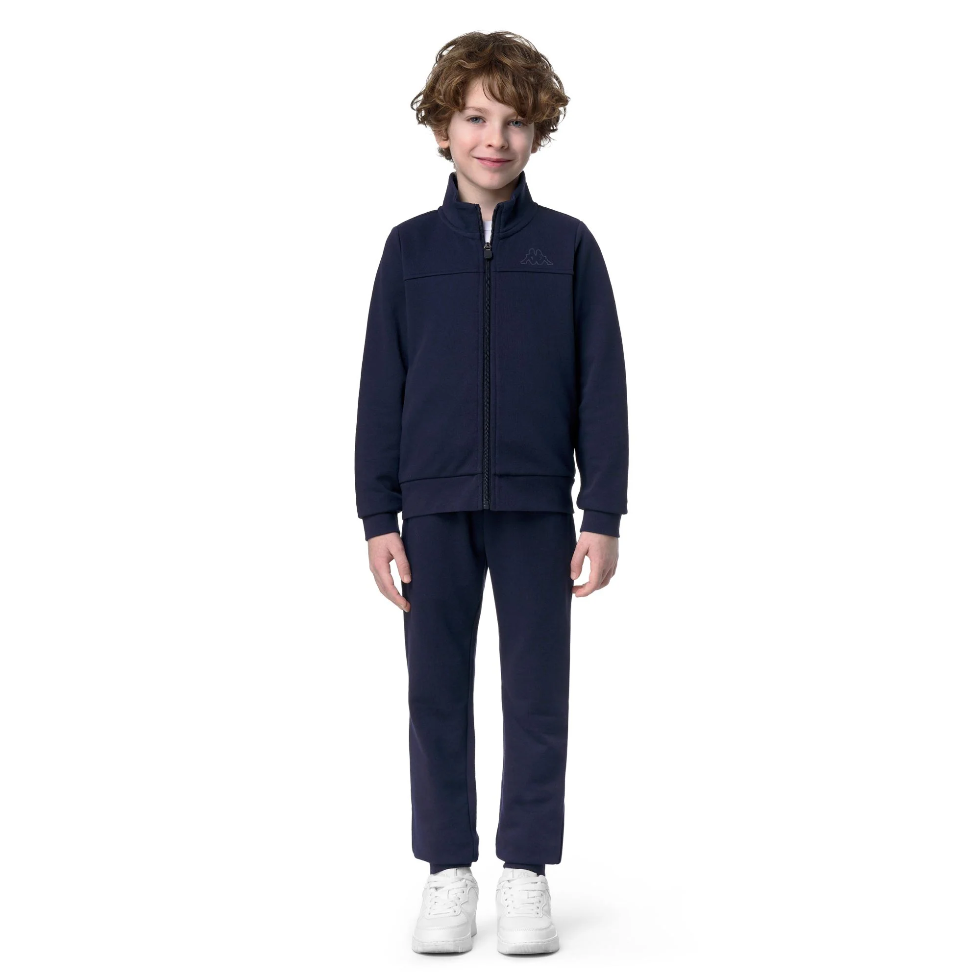 LOGO ZIPPY KID - Fleece - Jacket - Unisex - BLUE MARINE - Image 5