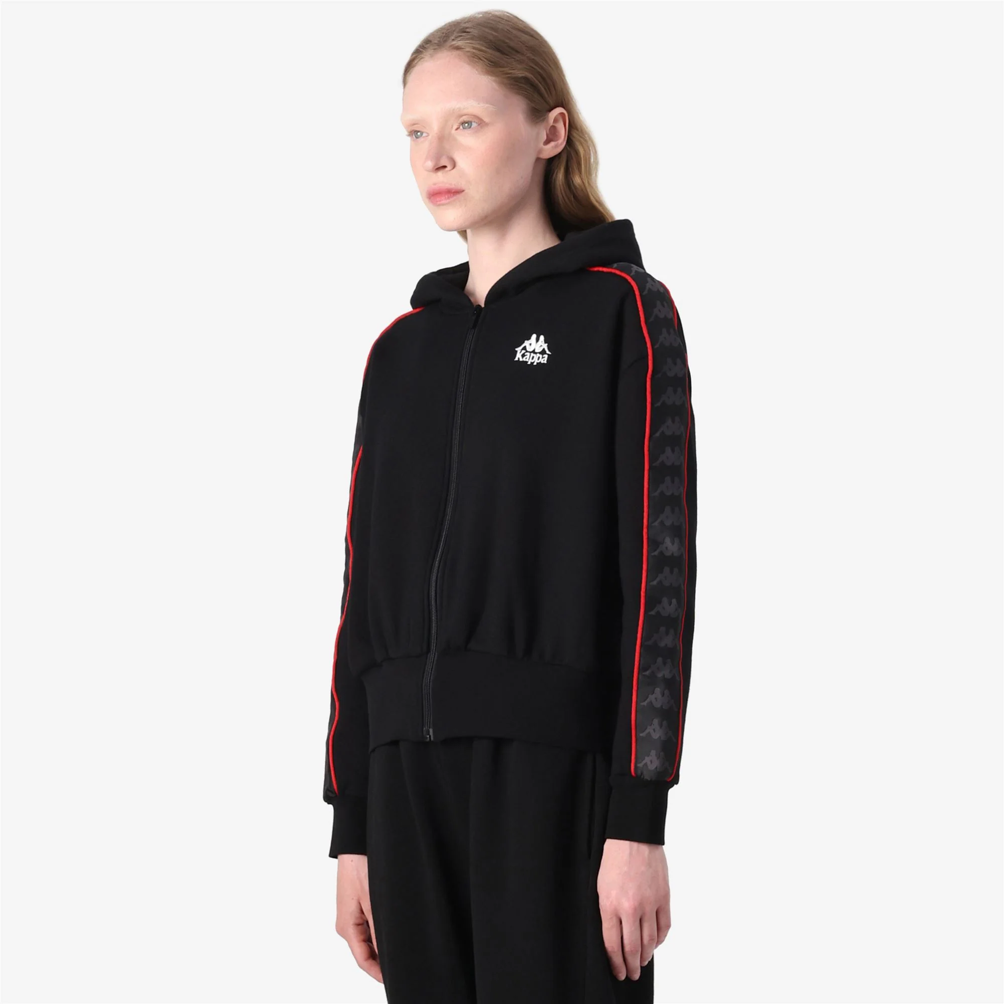 222 BANDA CARLISE 2 - Fleece - Jacket - Woman - BLACK-RED RACING-WHITE - Image 5
