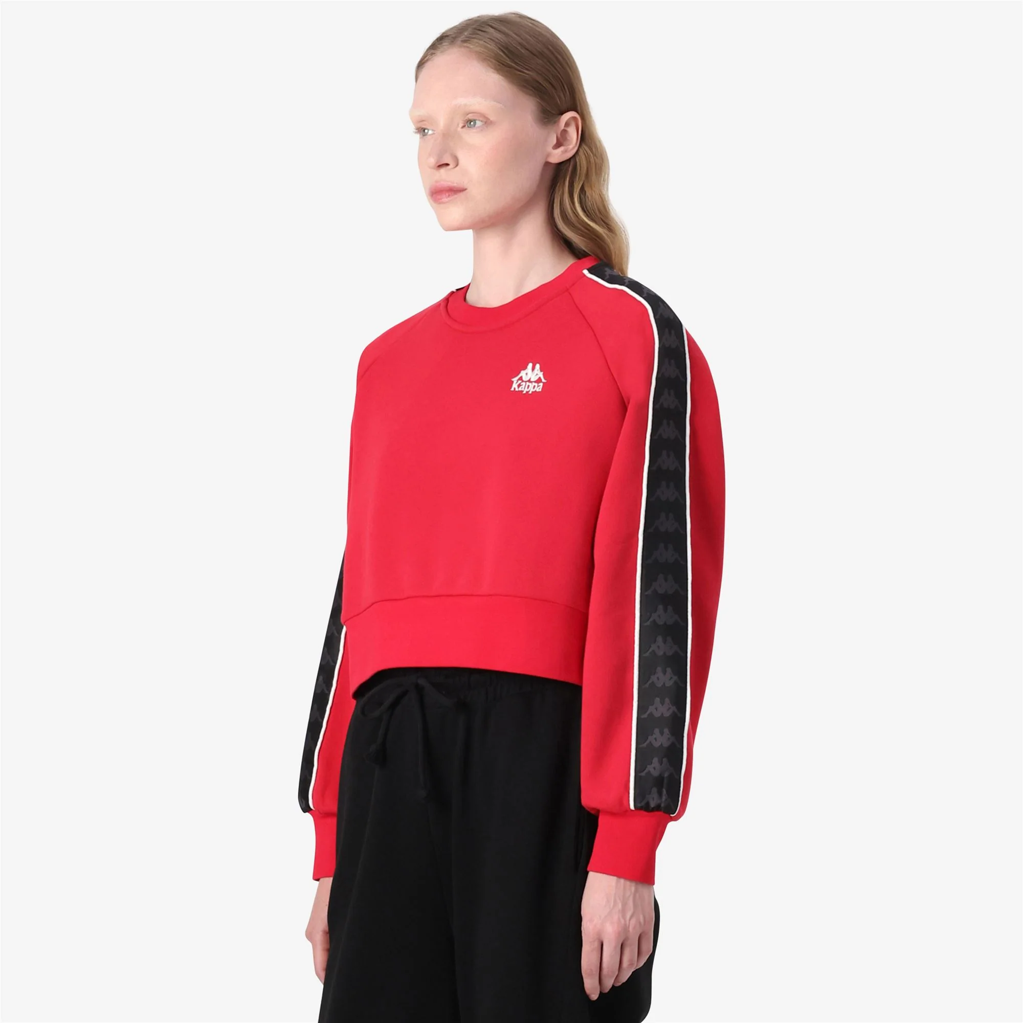 222 BANDA MARBELLA 2 - Fleece - Jumper - Woman - RED RACING-BLACK-WHITE - Image 5