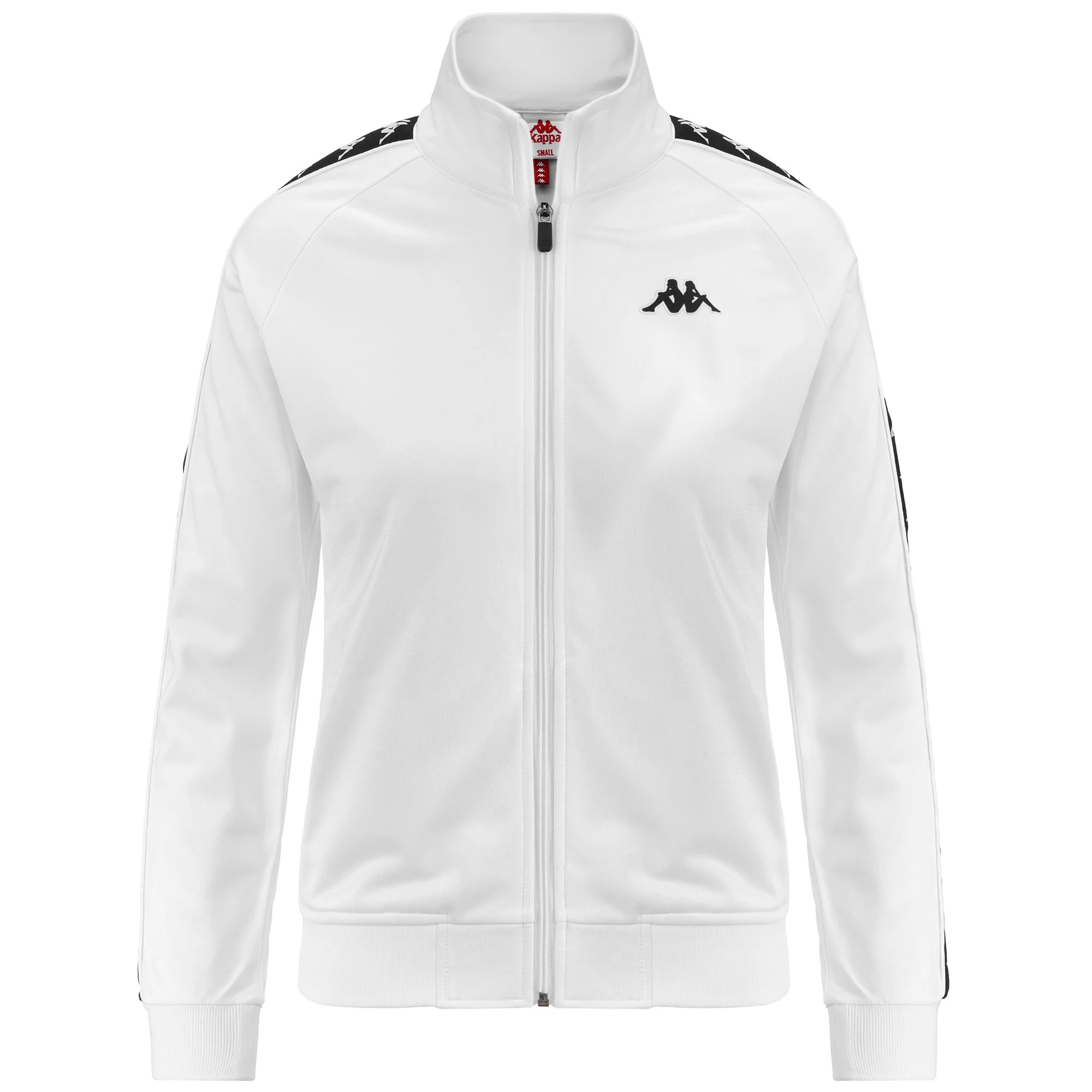 222 BANDA    WANNISTON SLIM - Fleece - Jacket - Woman - WHITE-BLACK