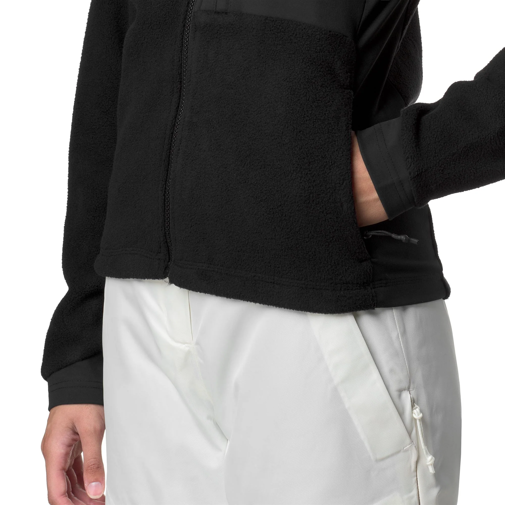 673 - Fleece - Jacket - Woman - Black Dk - Image 7