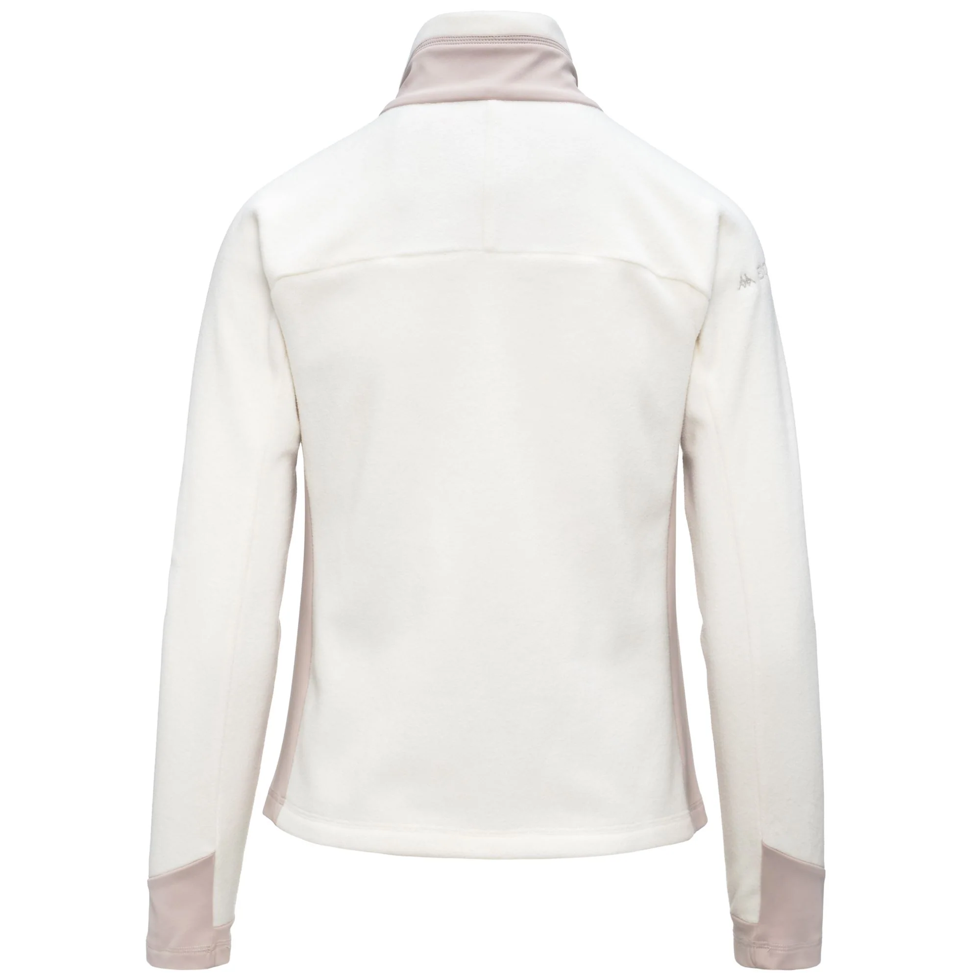 673 - Fleece - Jacket - Woman - White Coconut-Beige Stone - Image 4