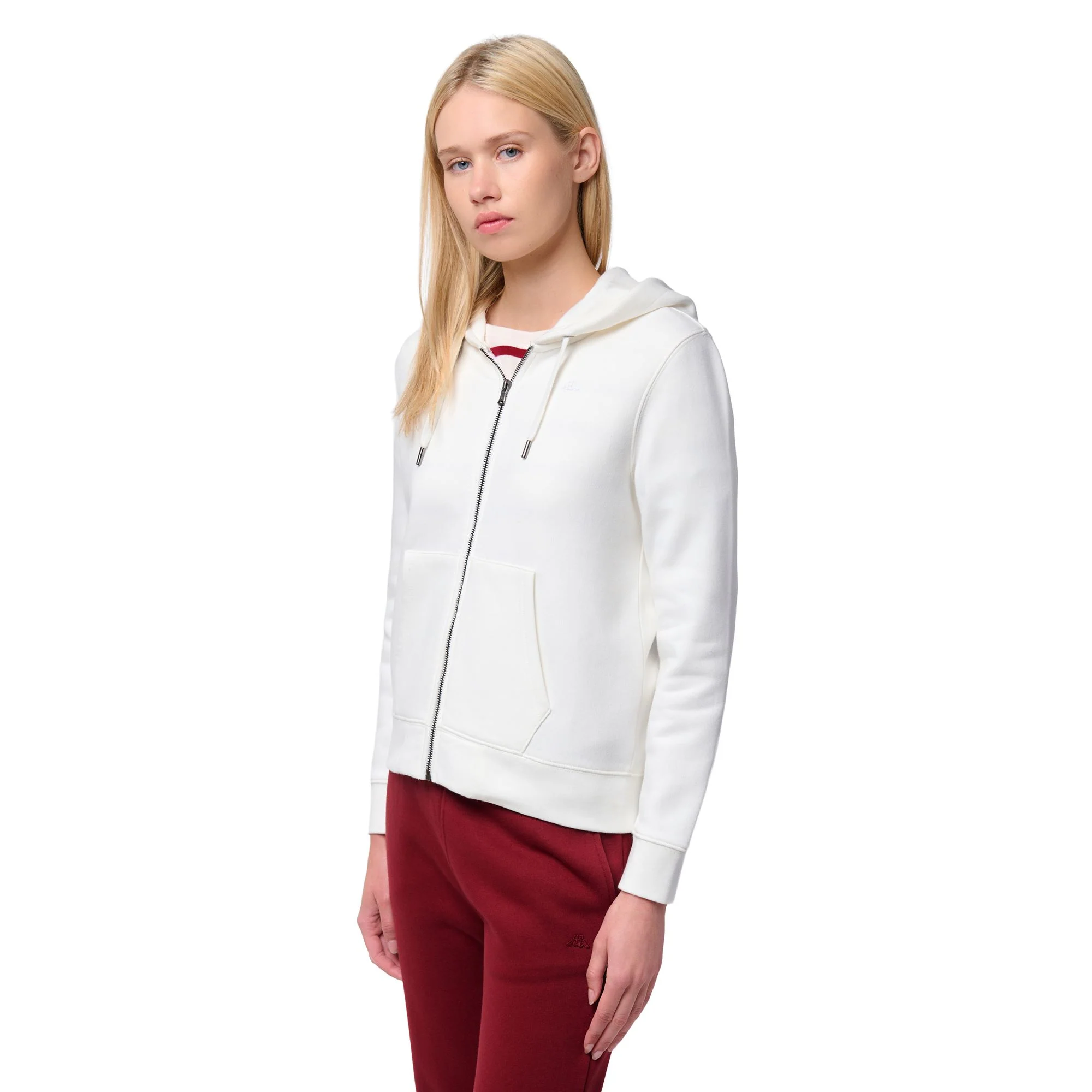 HARPER BRUSHED - Fleece - Jacket - Woman - WHITE NATURAL