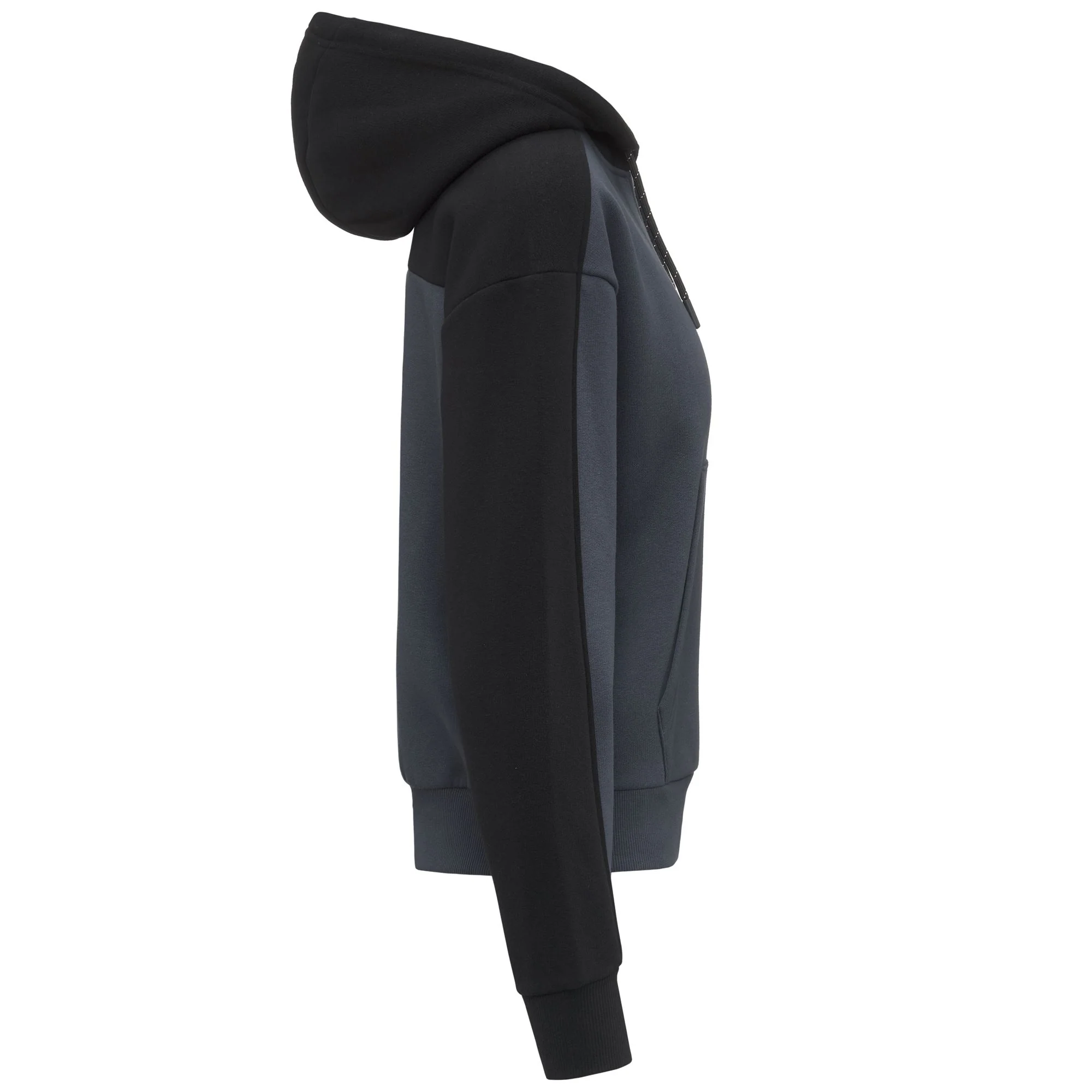 LOGO GAL - Fleece - Jacket - Woman - GREY INK-BLACK - Image 2