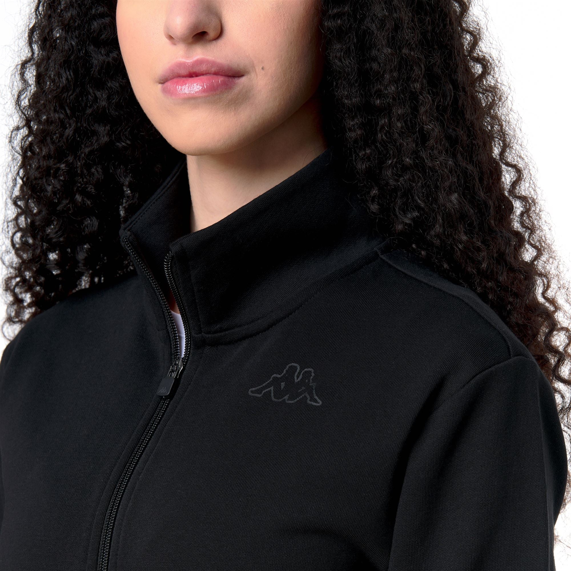 LOGO  NUBE - Fleece - Jacket - Woman - BLACK - Image 7
