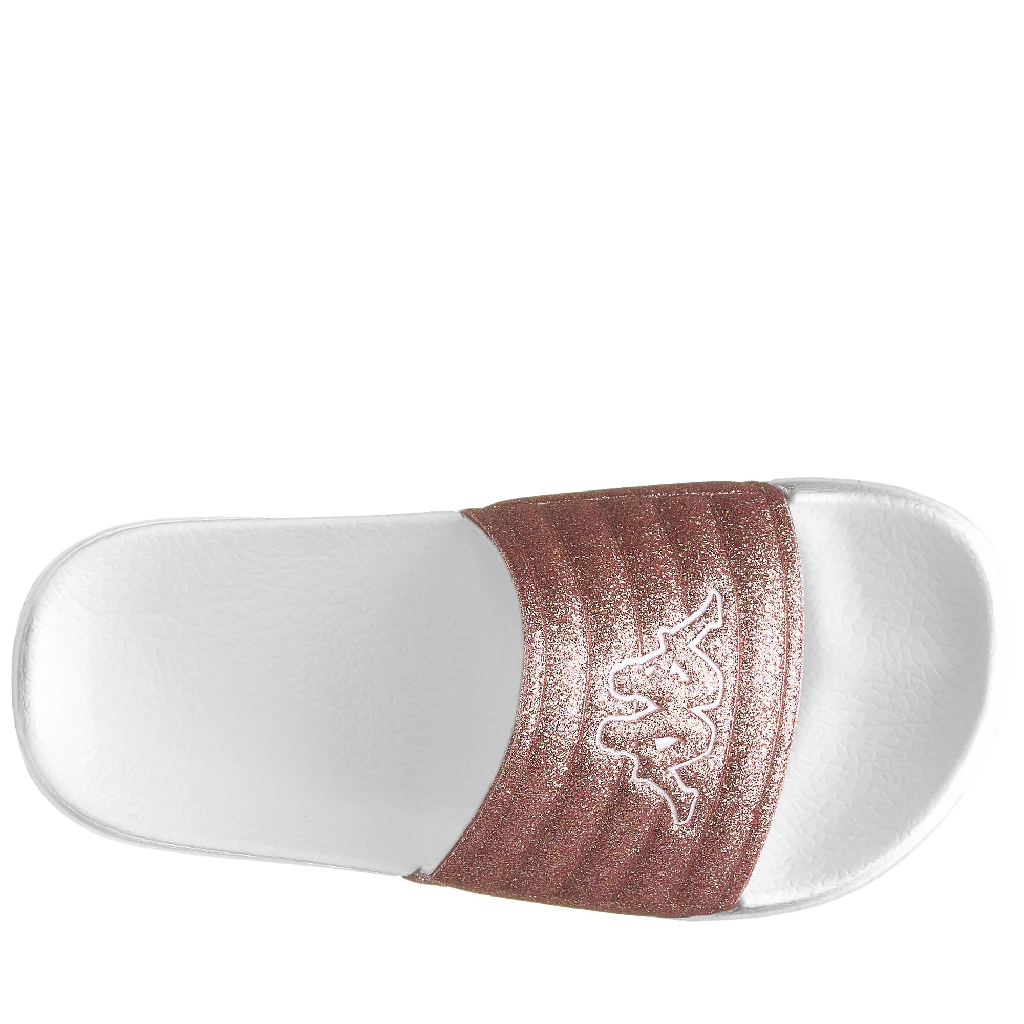 LOGO NOLES 4 KID - Flip-Flops - Stripe - Girl - WHITE-PINK GLITTER - Image 2