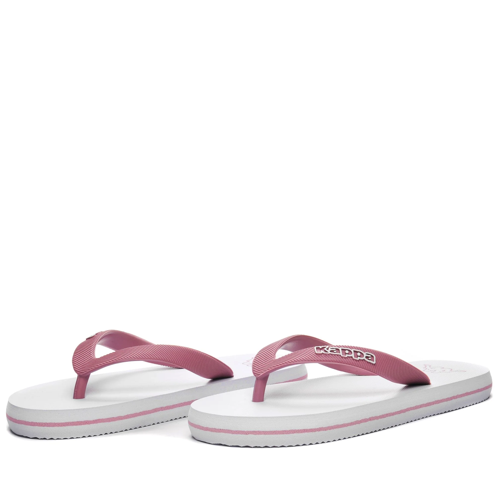 LOGO    MOKER KID - Flip-Flops - Thongs - Kid unisex - WHITE-PINK