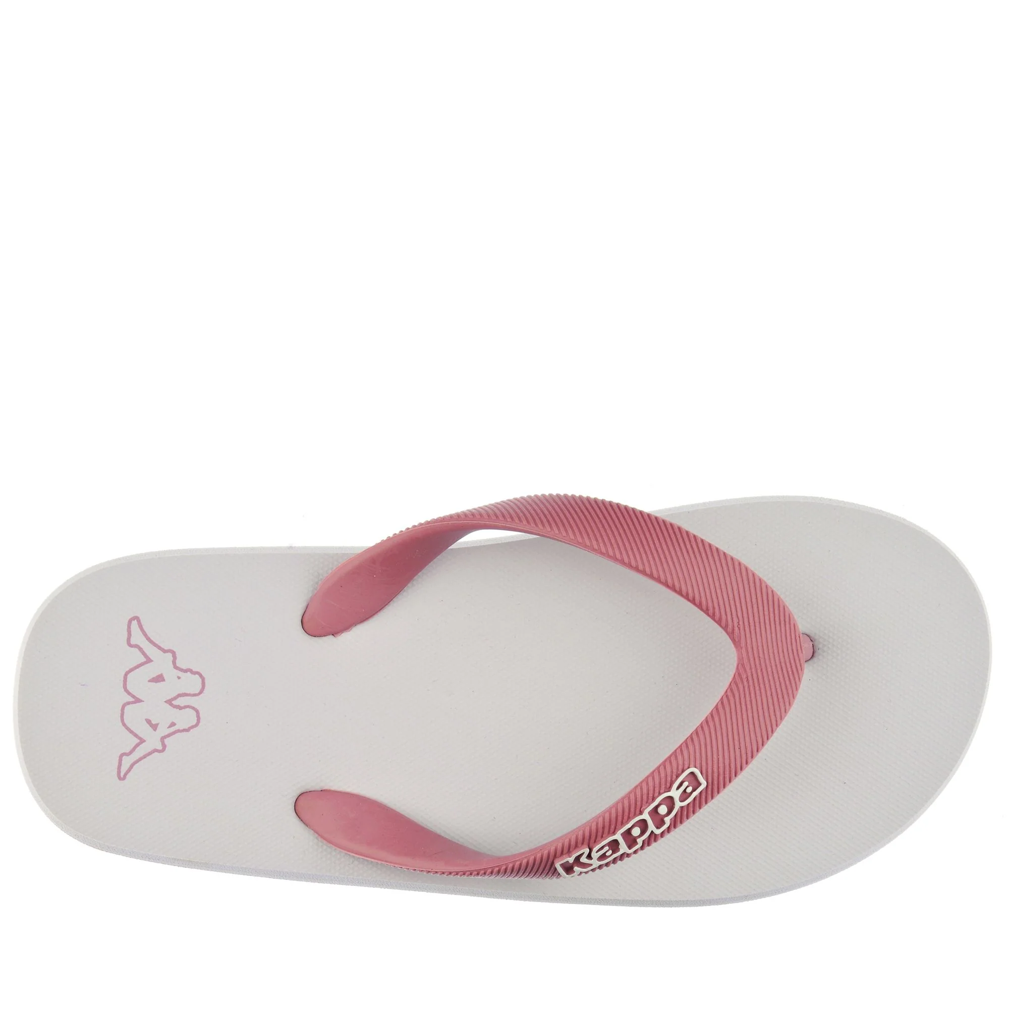 LOGO    MOKER KID - Flip-Flops - Thongs - Kid unisex - WHITE-PINK - Image 2