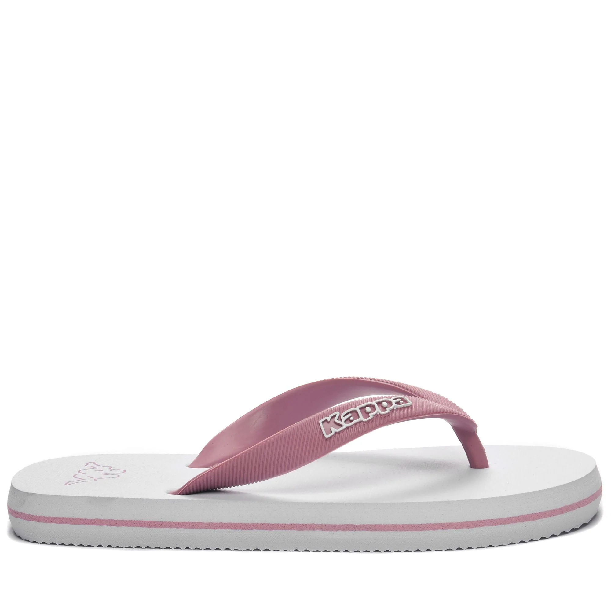 LOGO    MOKER KID - Flip-Flops - Thongs - Kid unisex - WHITE-PINK - Image 3