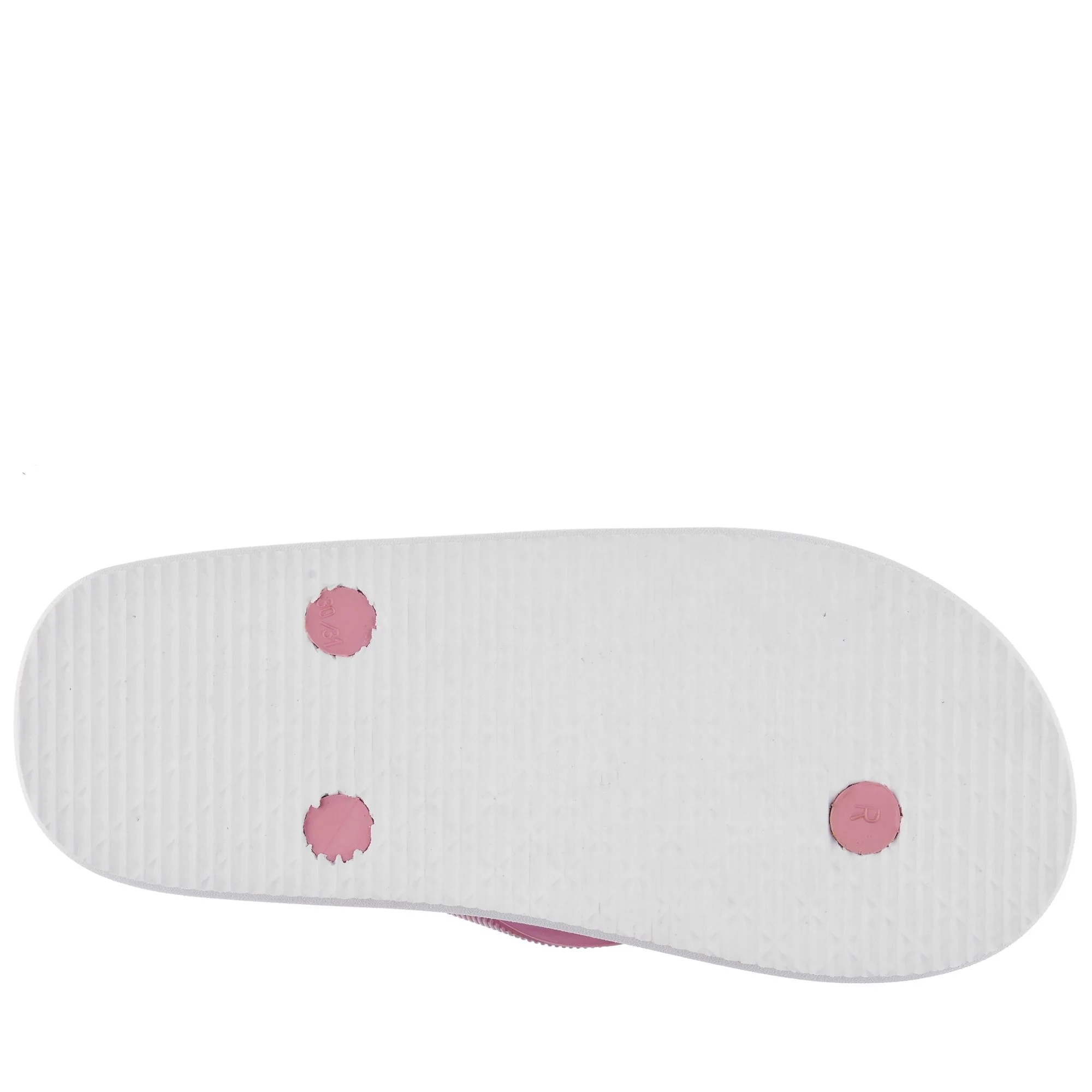 LOGO    MOKER KID - Flip-Flops - Thongs - Kid unisex - WHITE-PINK - Image 4
