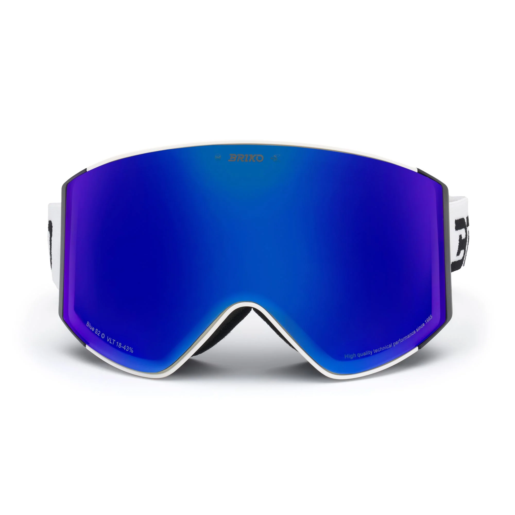 BUFERA - Goggles - Ski Goggles - Kid unisex - WHITE-BLM2