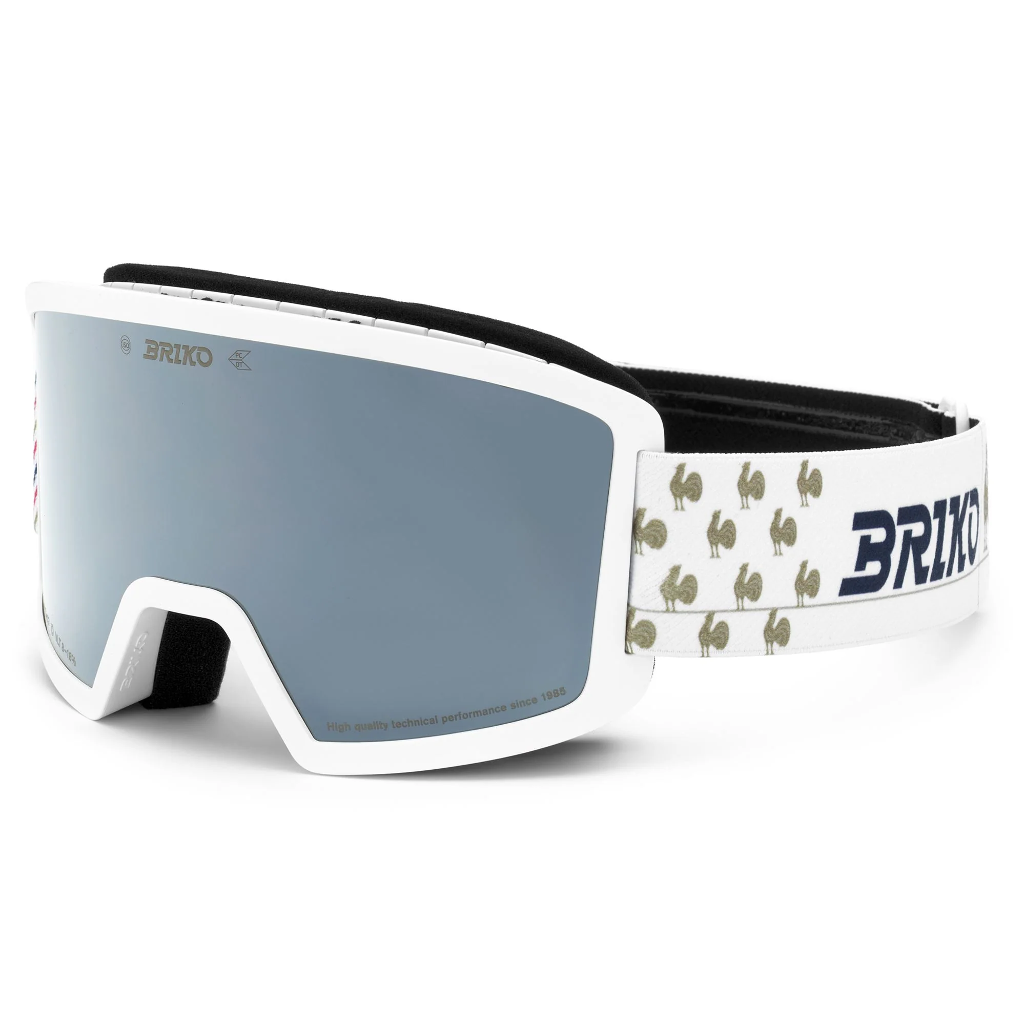 FROSTBITE FRANCE - Goggles - Ski Goggles - Unisex - Matt White-Tangaroa Blue-SM3-White - Image 3