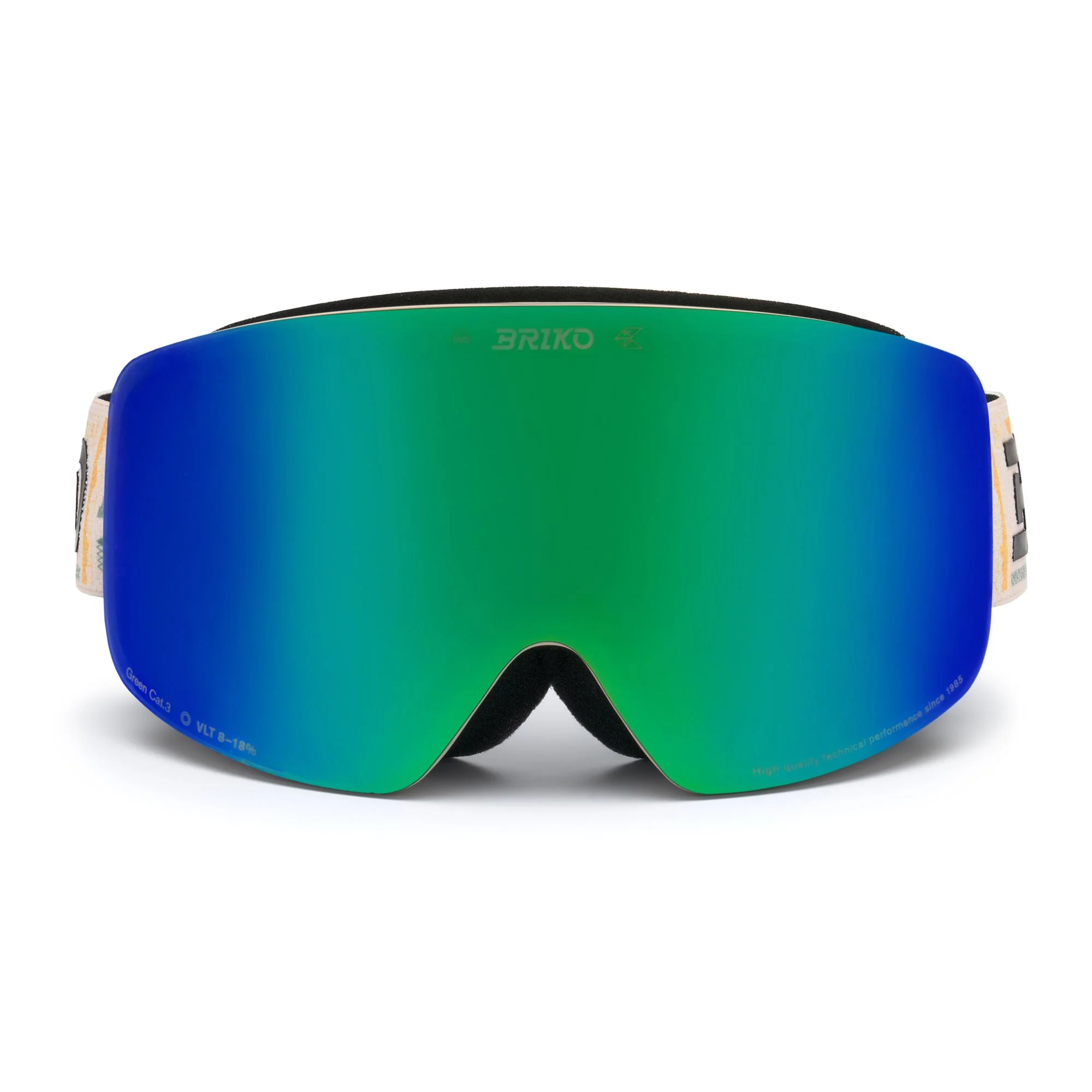 HORIZON 2 LENSES - Goggles - Ski  Goggles - Unisex - GRAPHIC BEIGIE TANGERINE-GRM3Y1