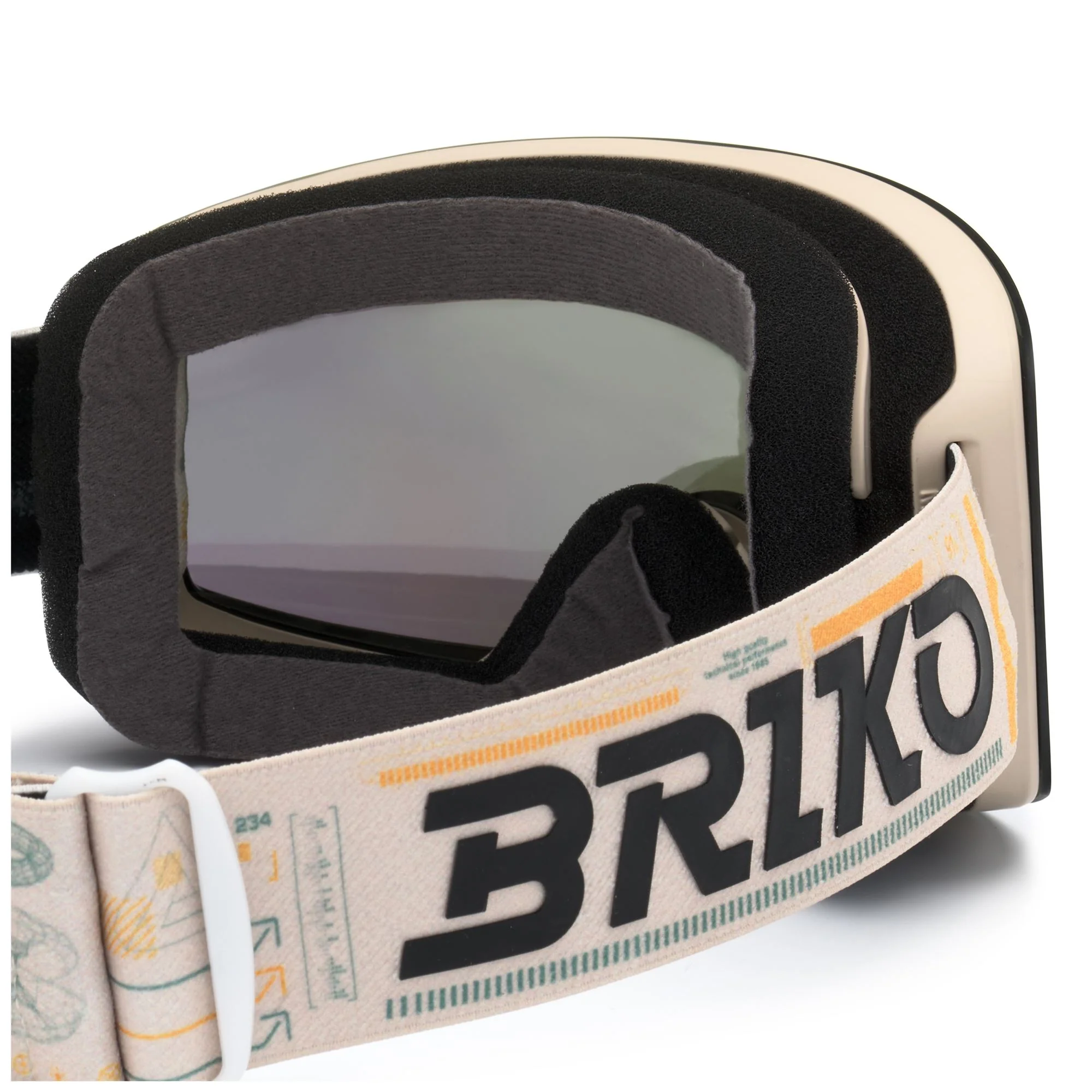HORIZON 2 LENSES - Goggles - Ski  Goggles - Unisex - GRAPHIC BEIGIE TANGERINE-GRM3Y1 - Image 4
