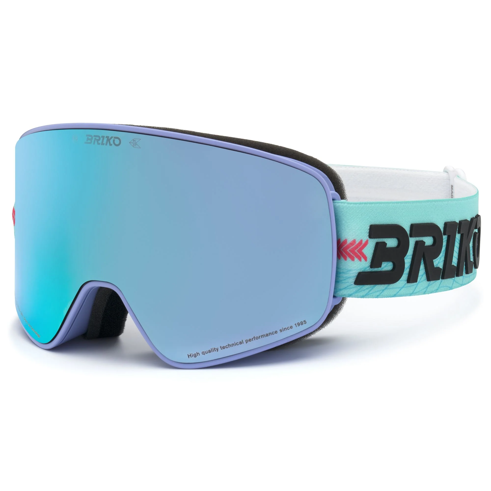 INGRID SHARP LITE 2 LENSES - Goggles - Ski  Goggles - Unisex - GRAPHIC MINT GREEN LAVANDER-BBMBM3P1 - Image 3