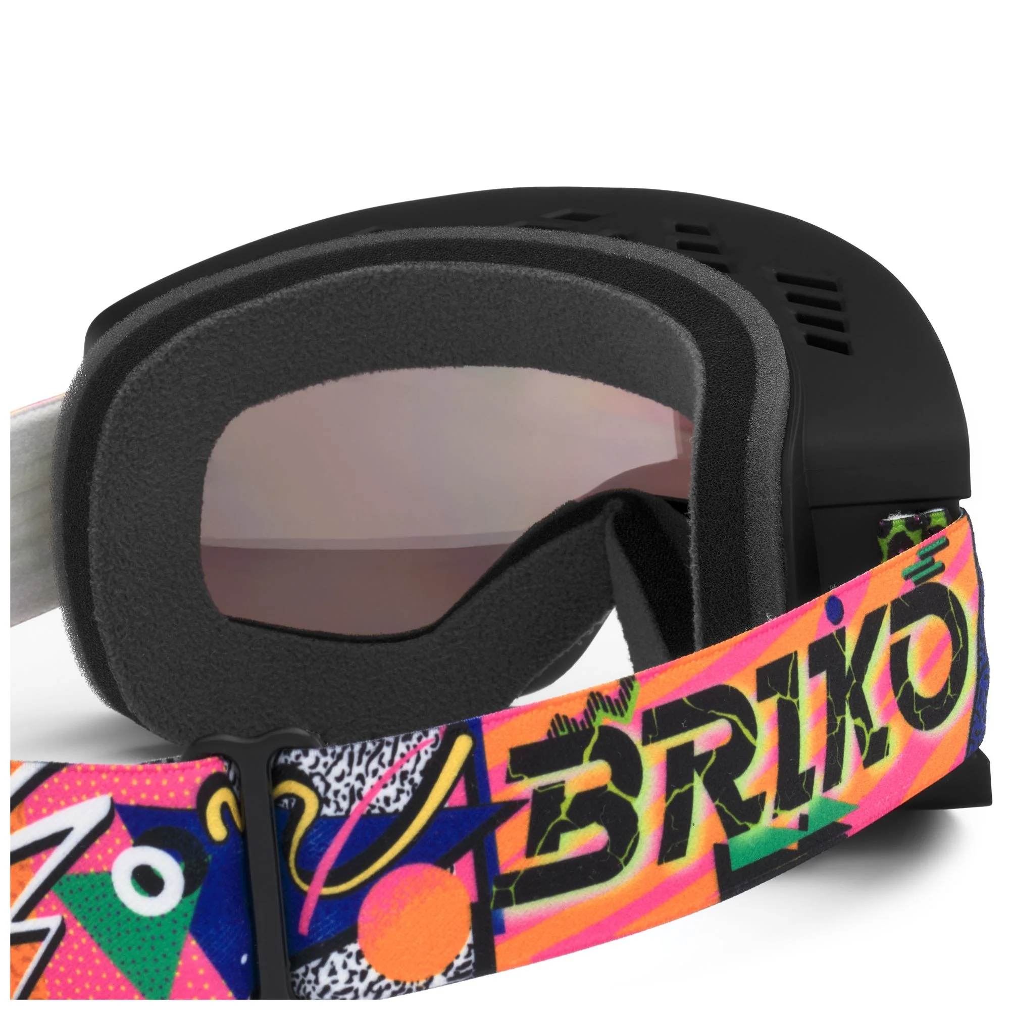 MARLO - Goggles - Ski Goggles - Unisex - Black Fantasy Lime-LIM3-Dune - Image 4
