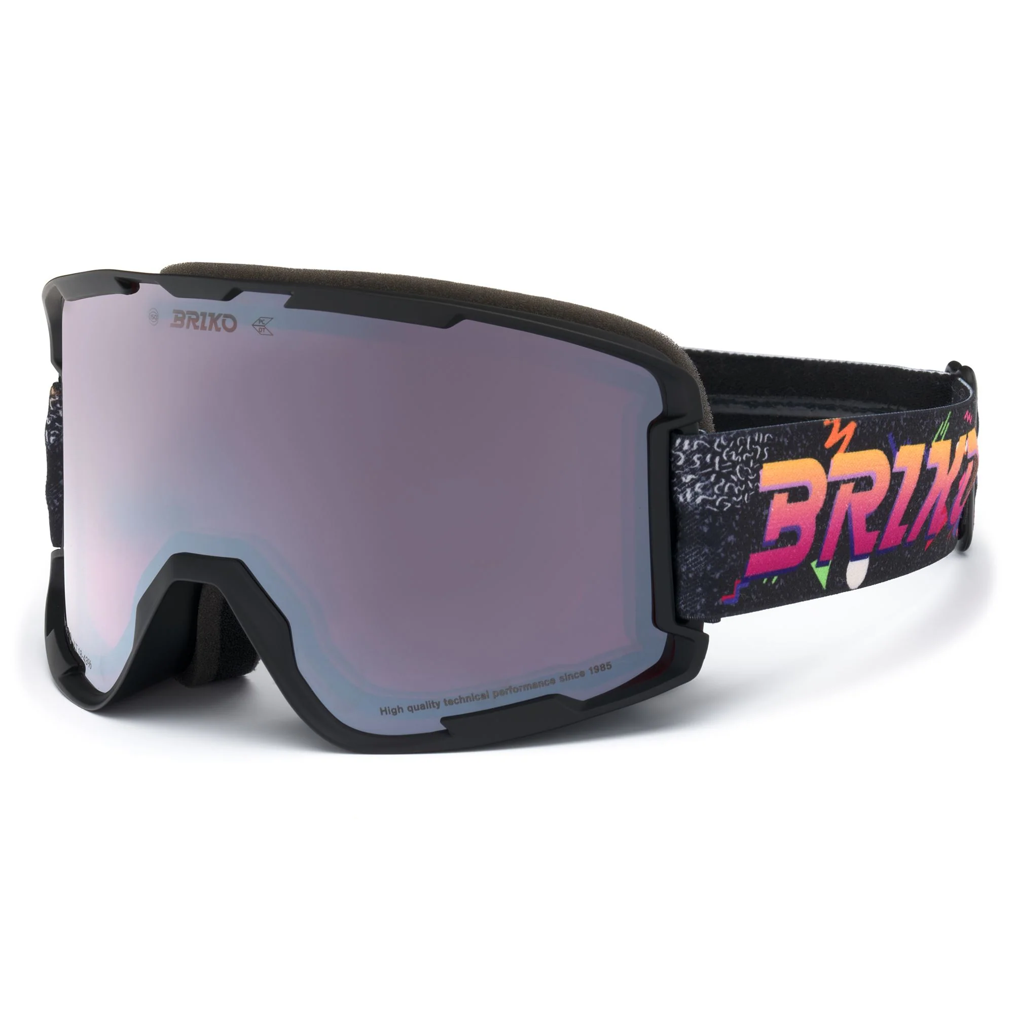 MARLO - Goggles - Ski Goggles - Unisex - Black Fantasy Orange-ORM2 - Image 3