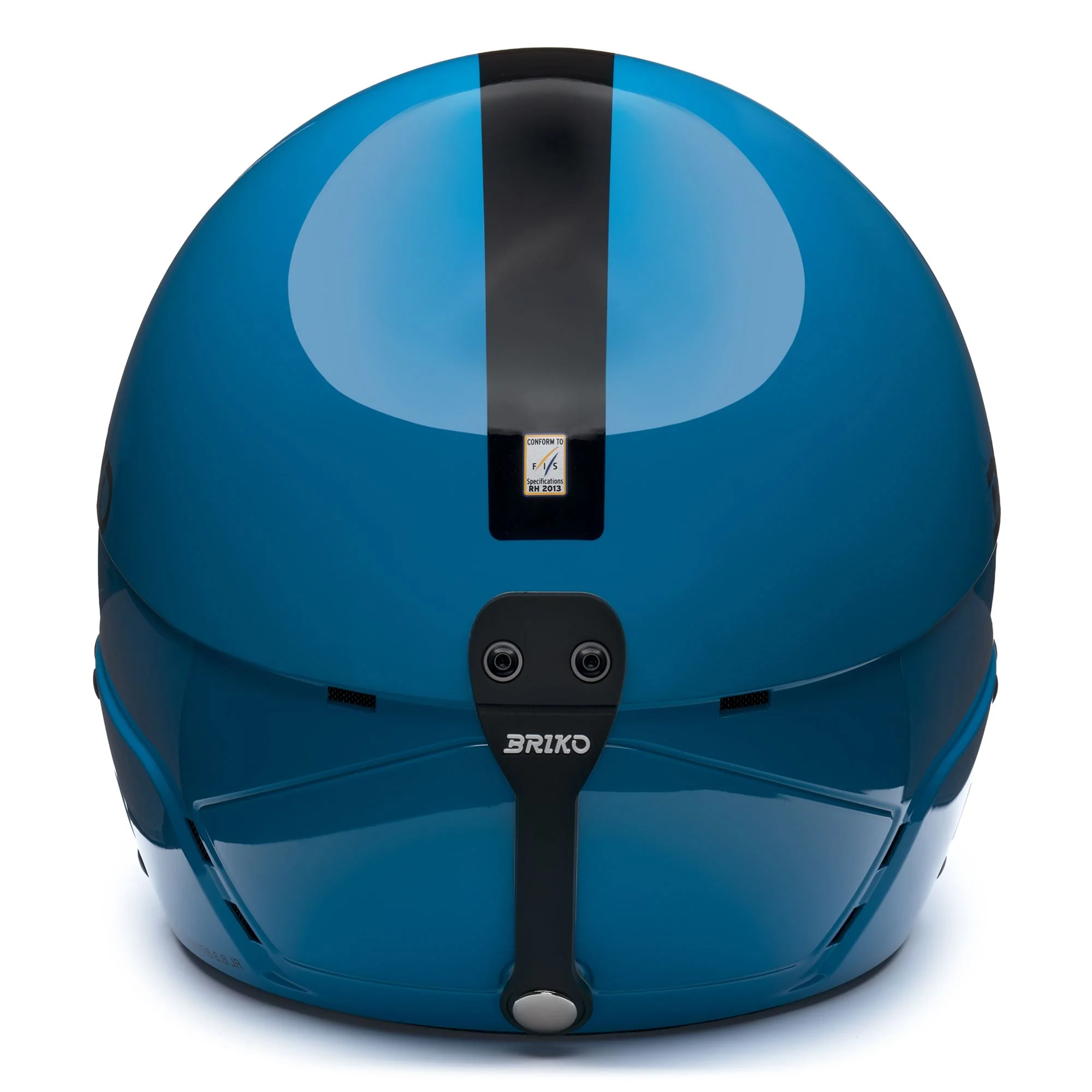 VULCANO FIS 6.8 JR - Helmets - Helmet - Kid unisex - Shiny Neon Blue-Black - Image 4