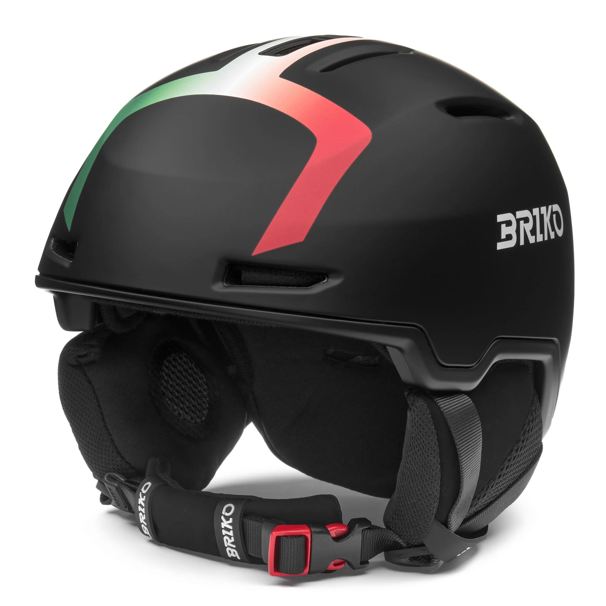ARAN ITALIA - Helmets - Helmet - Unisex - Matt Black-White-Fun Green-Monza Red
