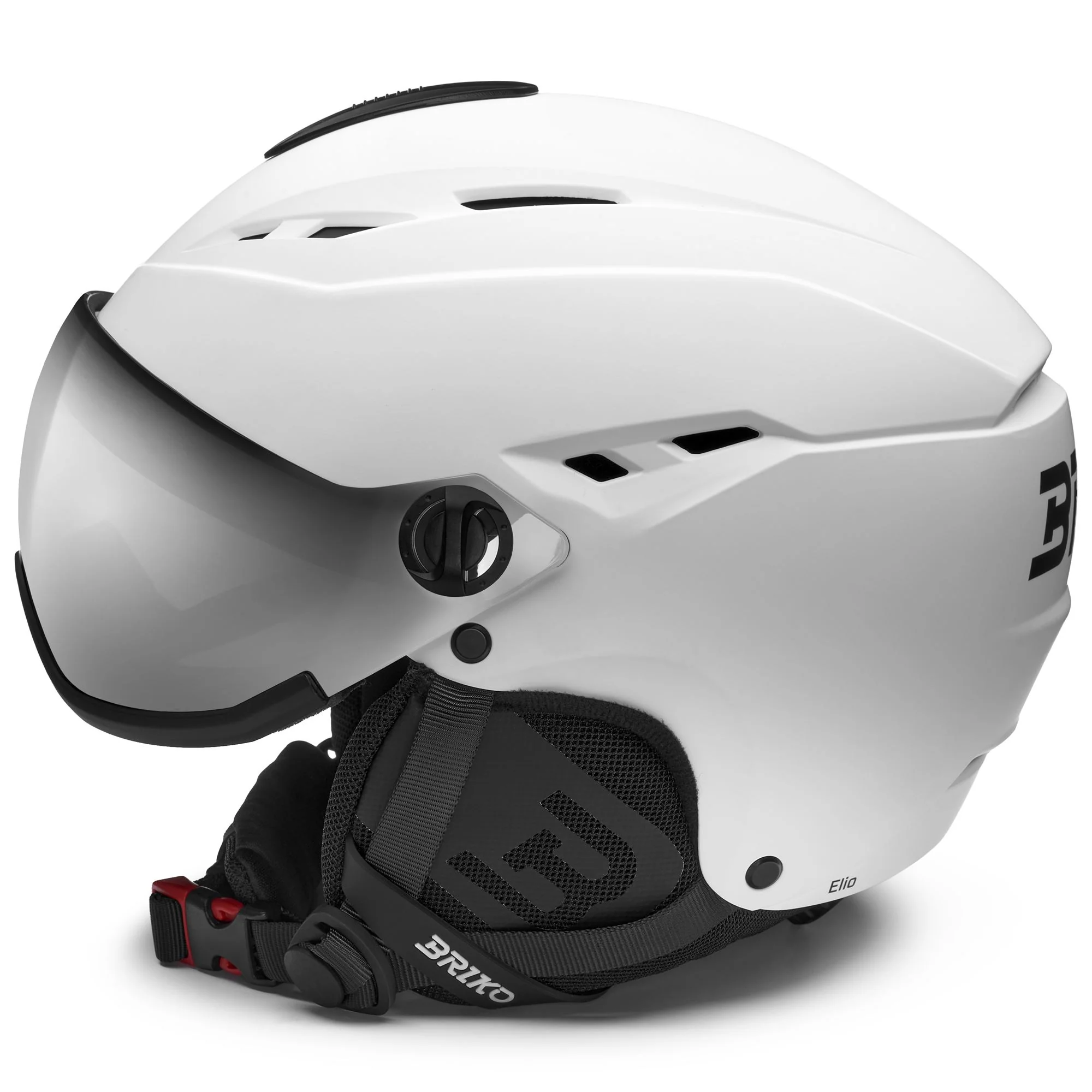 ELIO VISOR - Helmets - Helmet - Unisex - Matt White-Black SM2 - Image 2