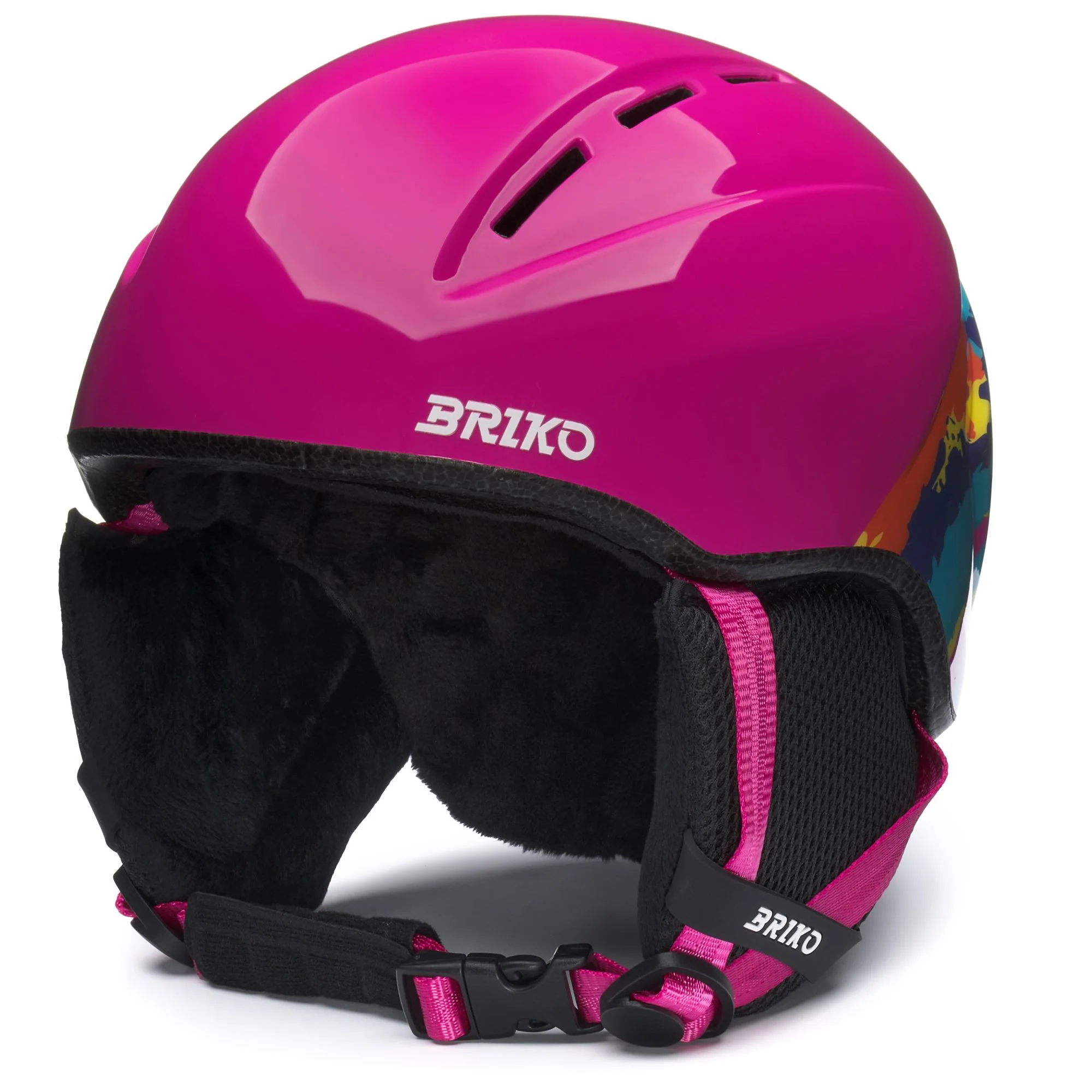 MAKALU GRAPHIK - Helmets - Helmet - Kid unisex - SHINY CERULEAN-MULTICOLOR