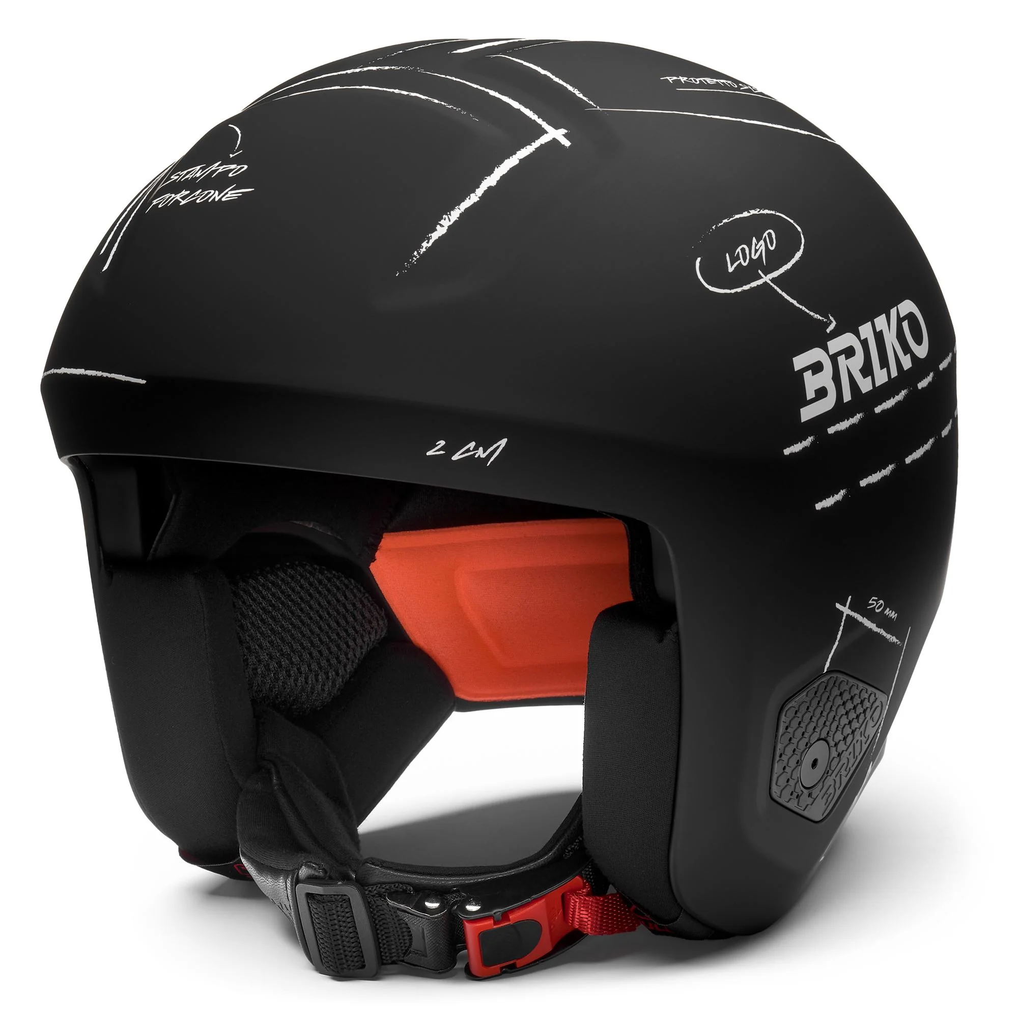 VULCANO 2.0 GRAPHIK - Helmets - Helmet - Unisex - Matt Black-White