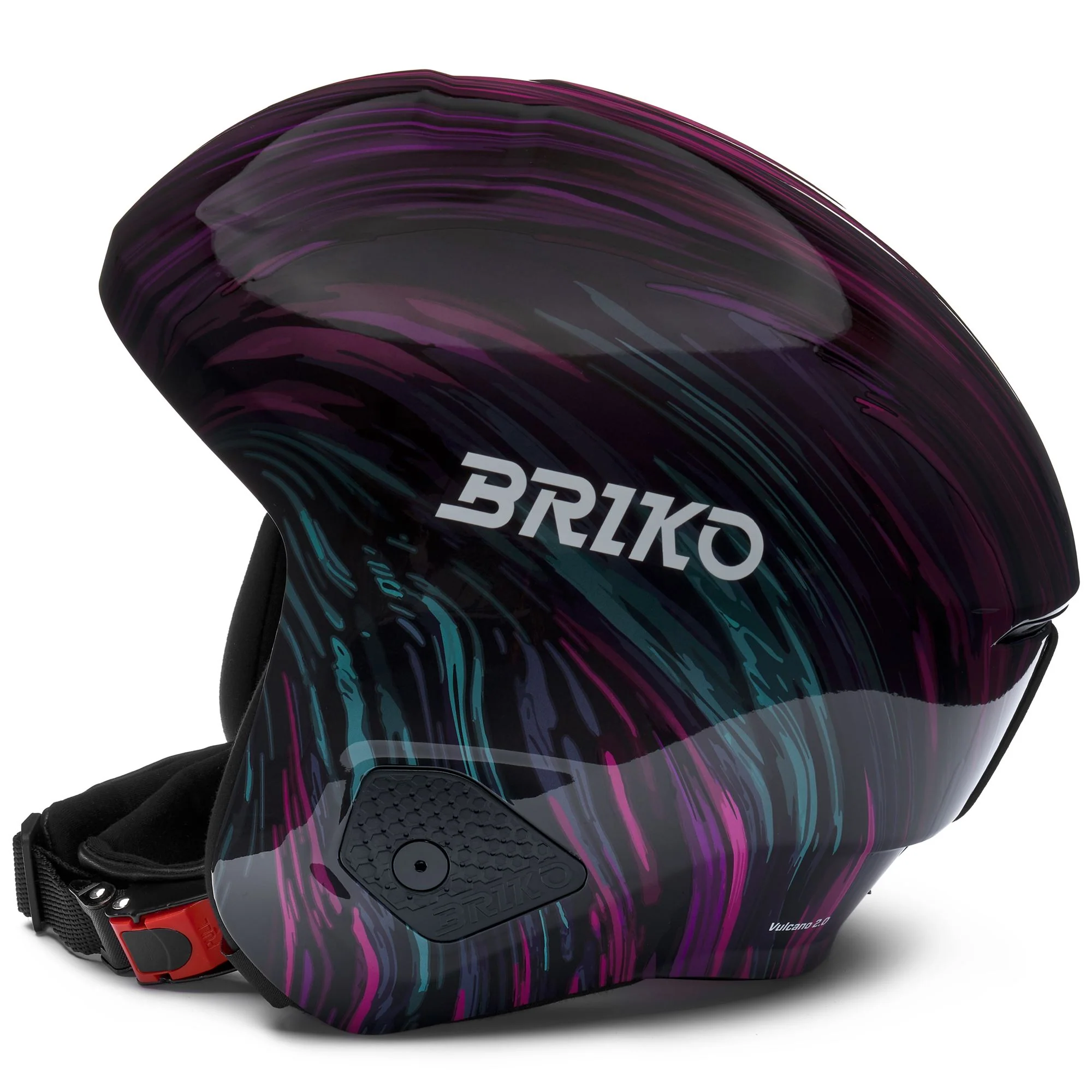 VULCANO 2.0 GRAPHIK - Helmets - Helmet - Unisex - Shiny Seance Violet- Black-Pink-Light Blue - Image 2