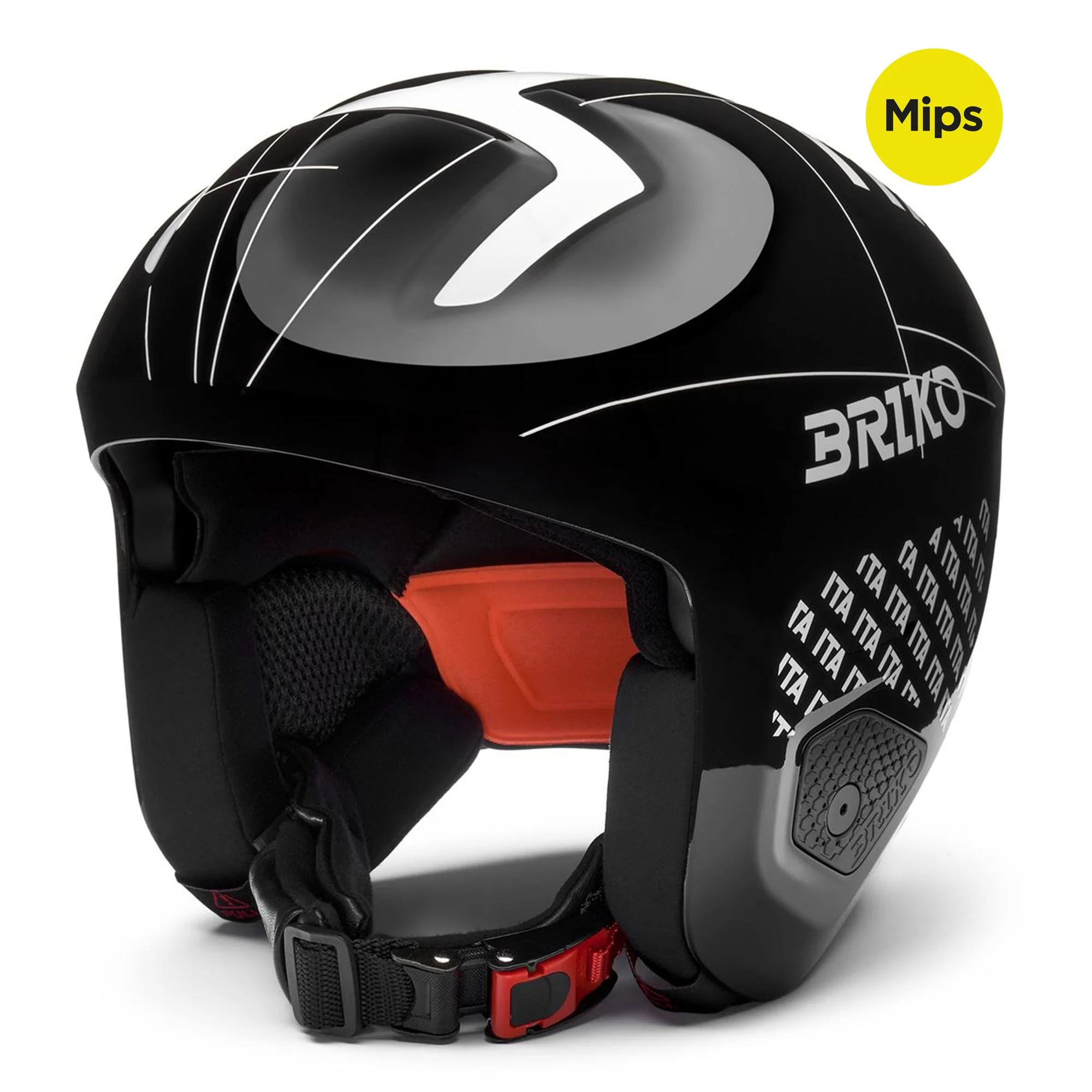 VULCANO 2.0 ITALIA MIPS - Helmets - Helmet - Unisex - Shiny Black-White