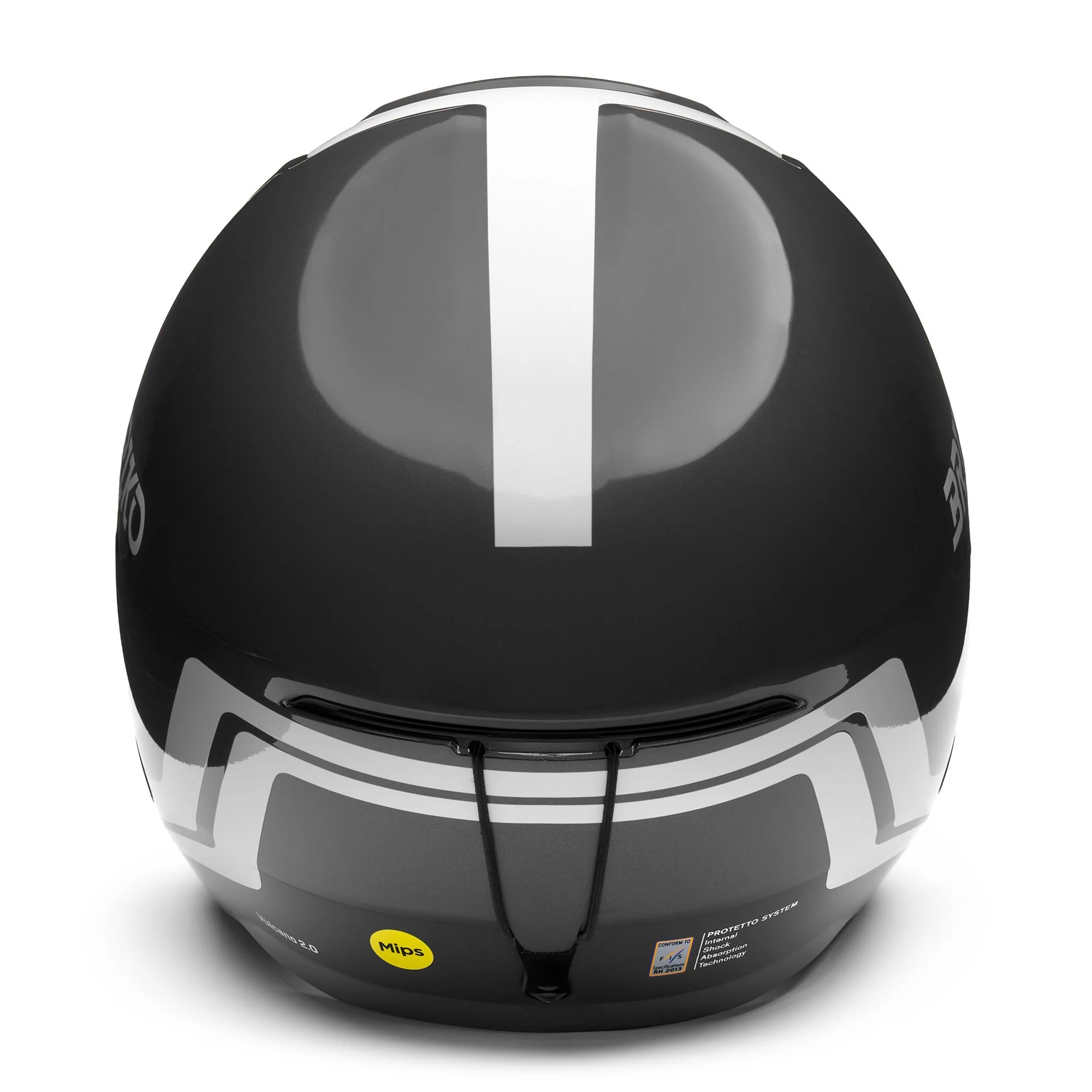 VULCANO 2.0 MIPS - Helmets - Helmet - Unisex - Shiny Metallic Dark Grey-White - Image 4