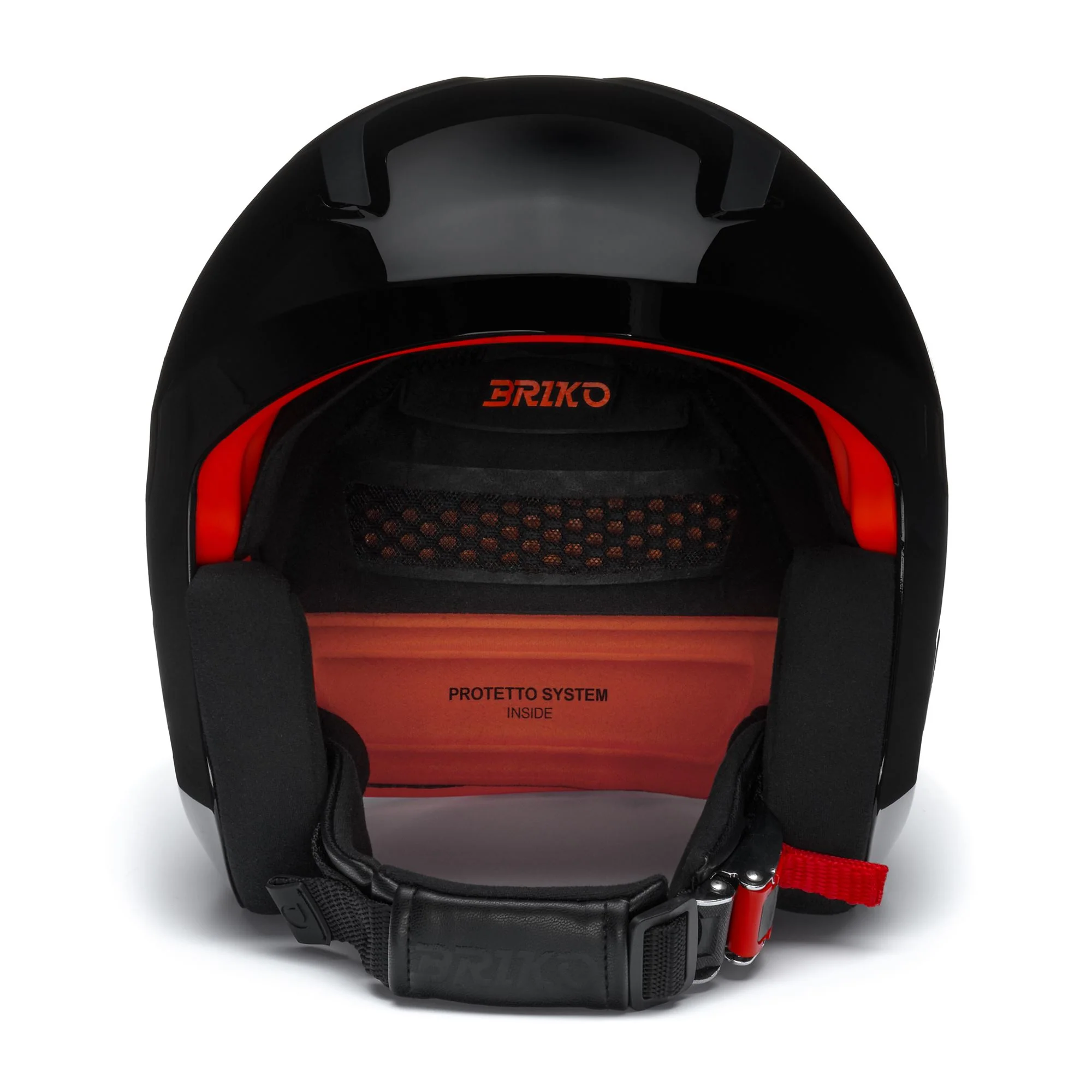 VULCANO 2.0 - Helmets - Helmet - Unisex - Shiny Black-Orange Fluo - Image 3