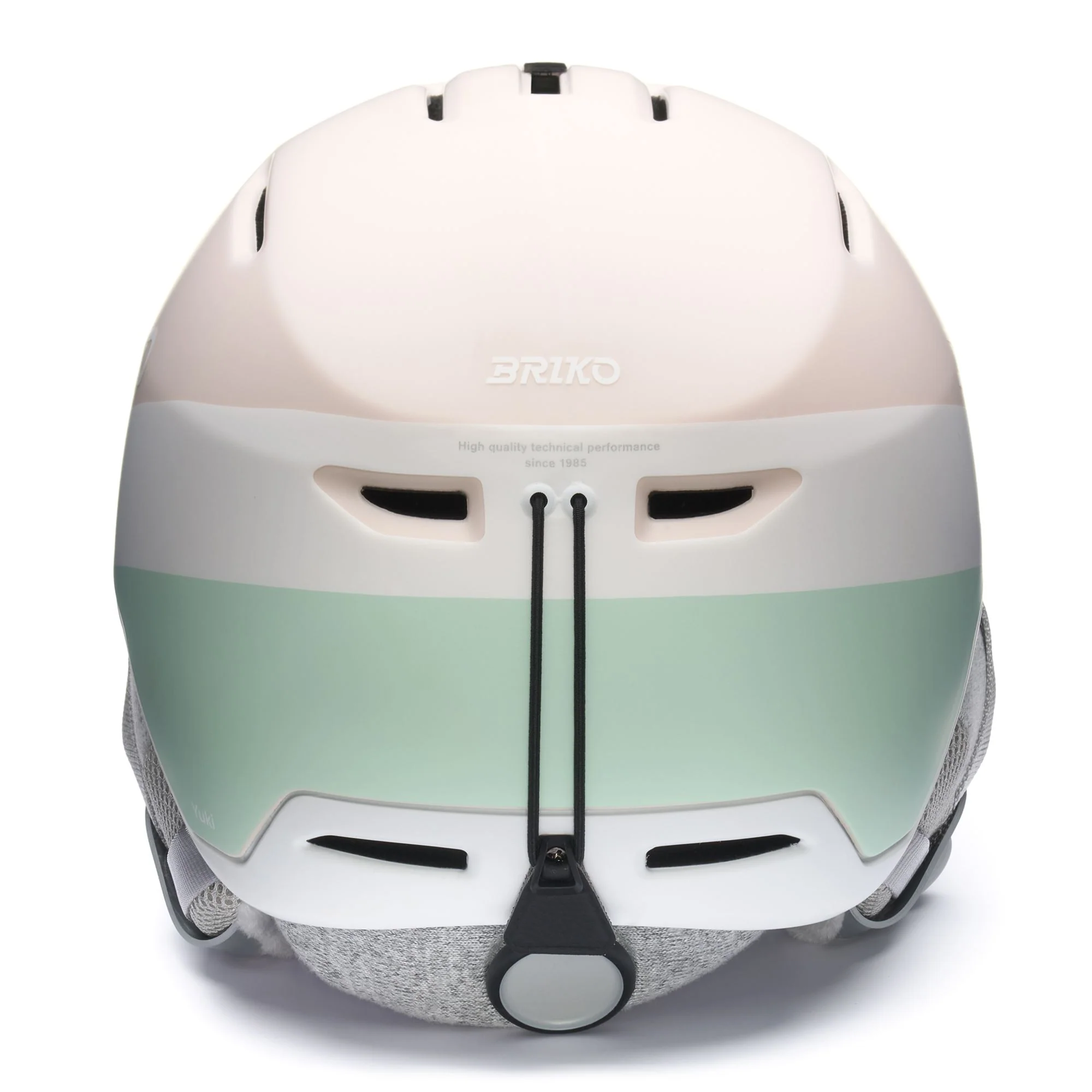 YUKI - Helmets - Helmet - Woman - Matt Oyster Pink-White-Green - Image 4