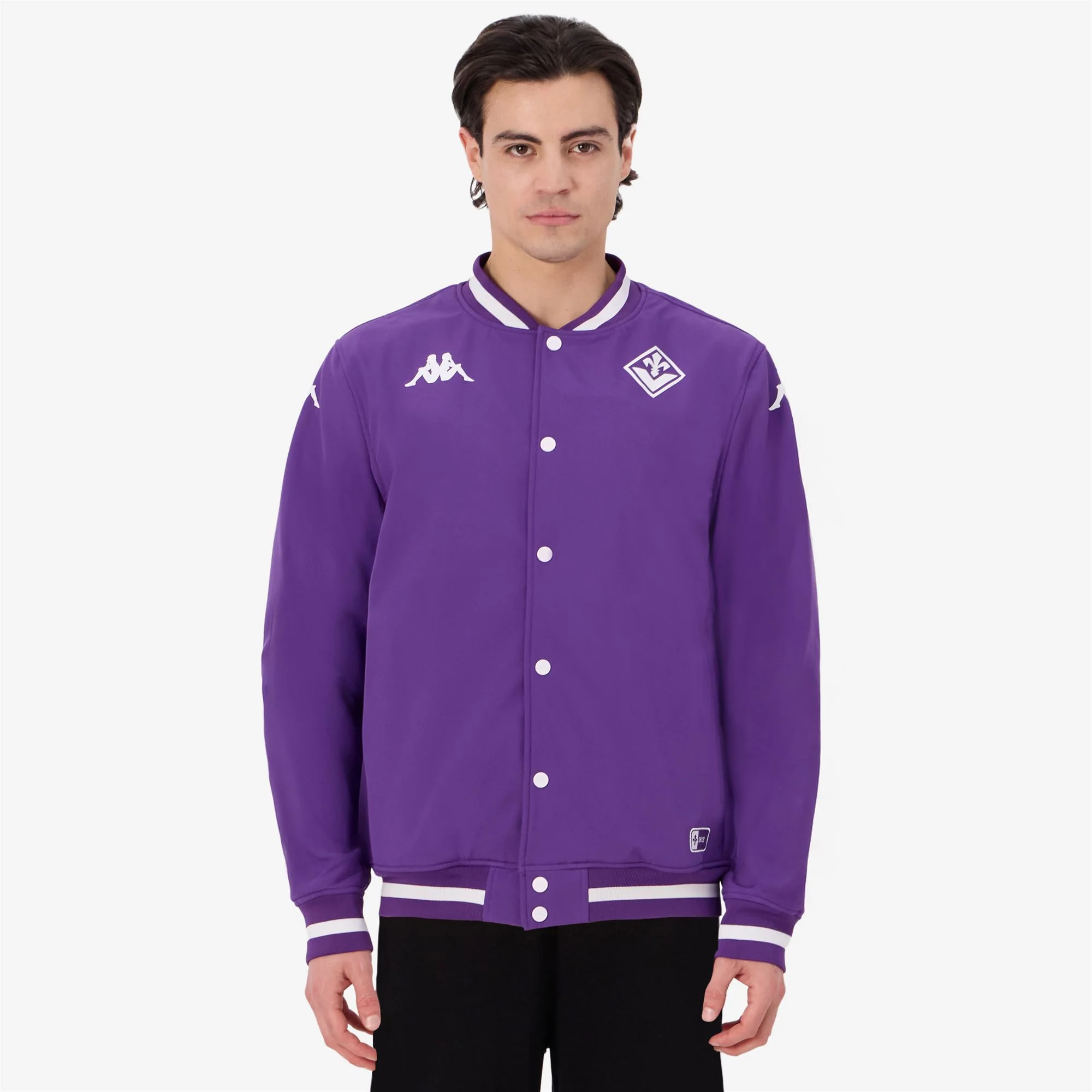 SUPPORTER  AMBERY FIORENTINA - Jackets - Short - Man - VIOLET INDIGO-WHITE - Image 4