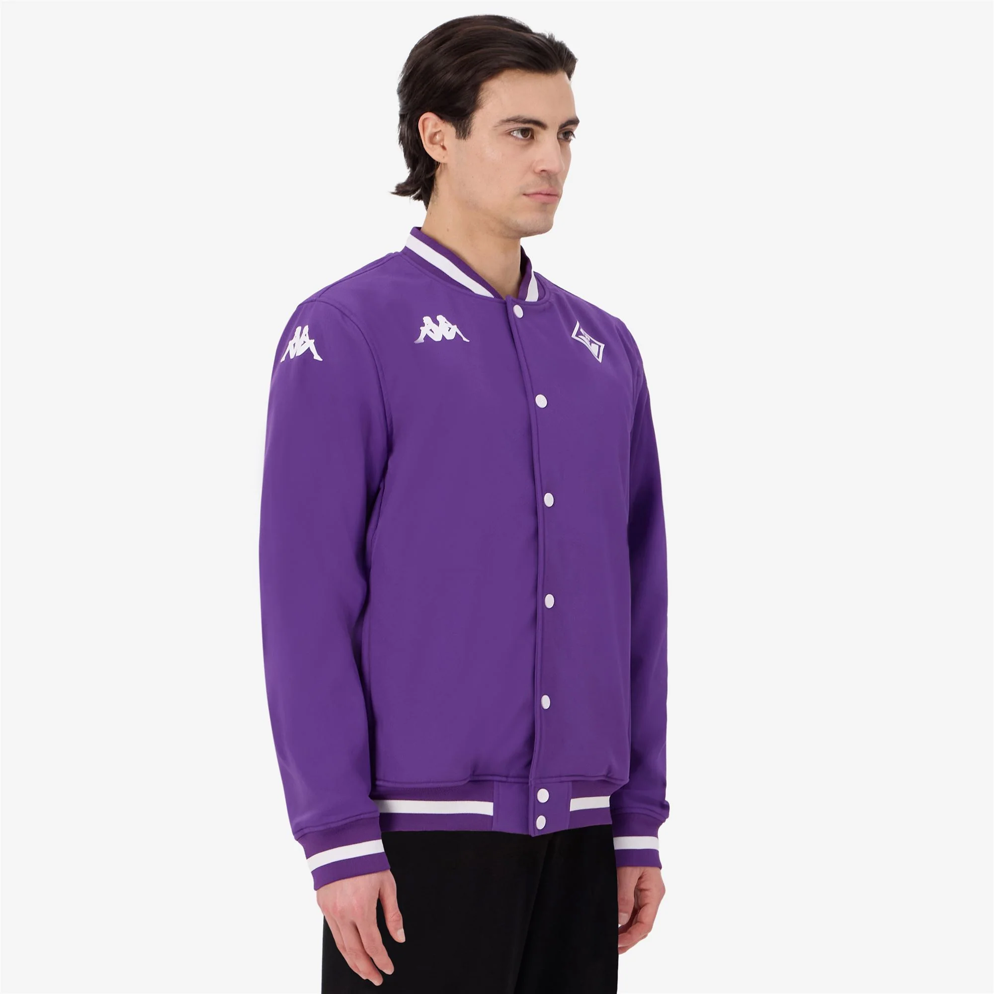SUPPORTER  AMBERY FIORENTINA - Jackets - Short - Man - VIOLET INDIGO-WHITE - Image 5