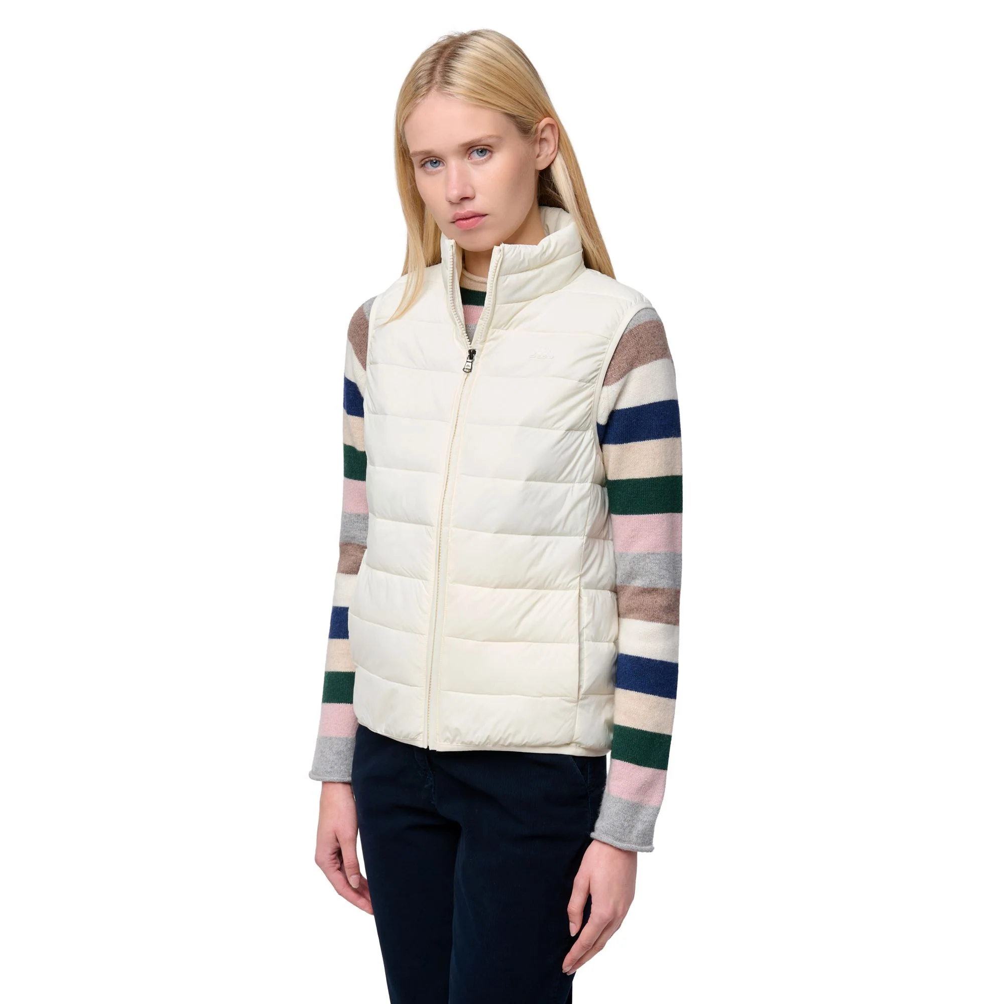 AMIRA - Jackets - Vest - Woman - WHITE NATURAL