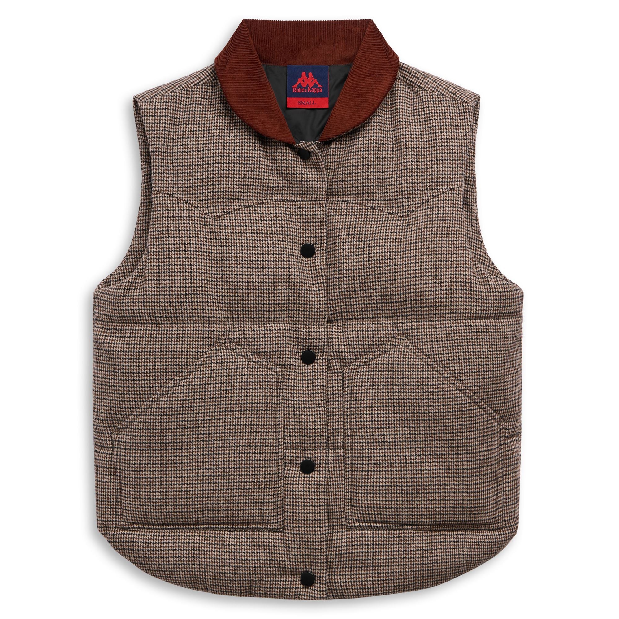 LEYLAC - Jackets - Vest - Woman - BROWN PUCE-BLACK