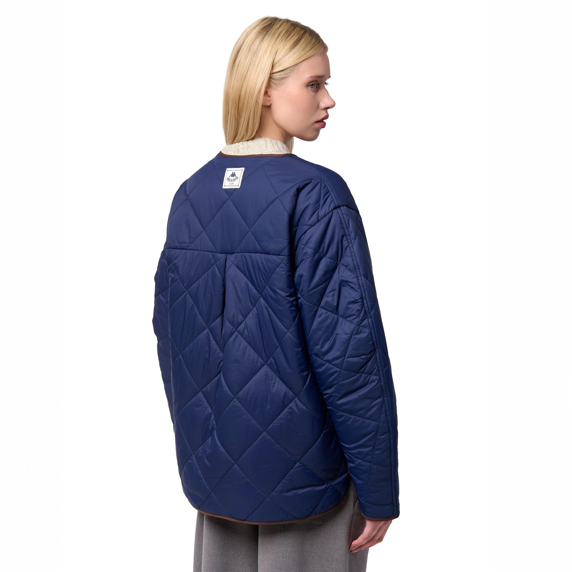 LOUISE - Jackets - Short - Woman - BLUE IRIS-BROWN SEAL - Image 5