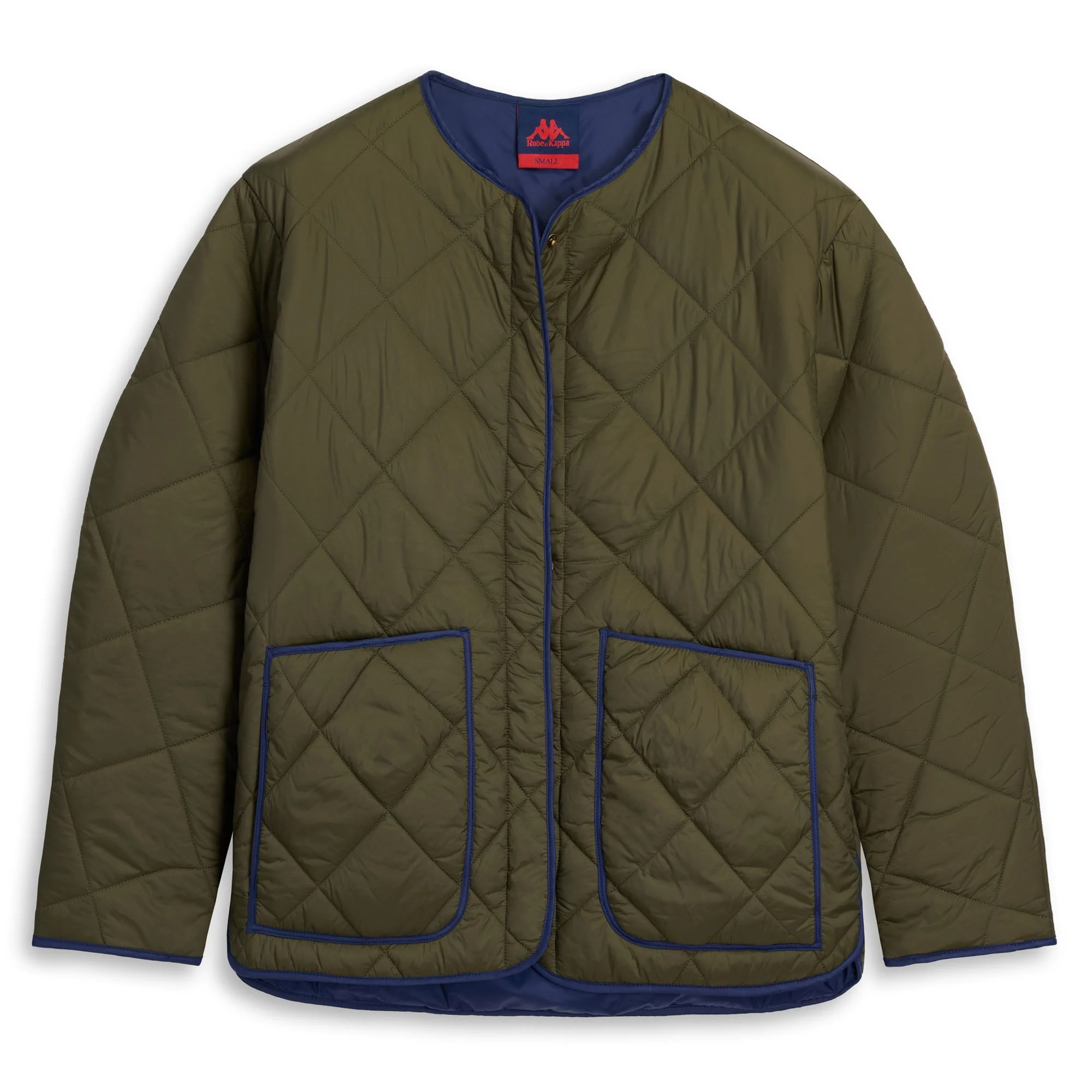 LOUISE - Jackets - Short - Woman - GREEN MILITARY-BLUE IRIS - Image 2