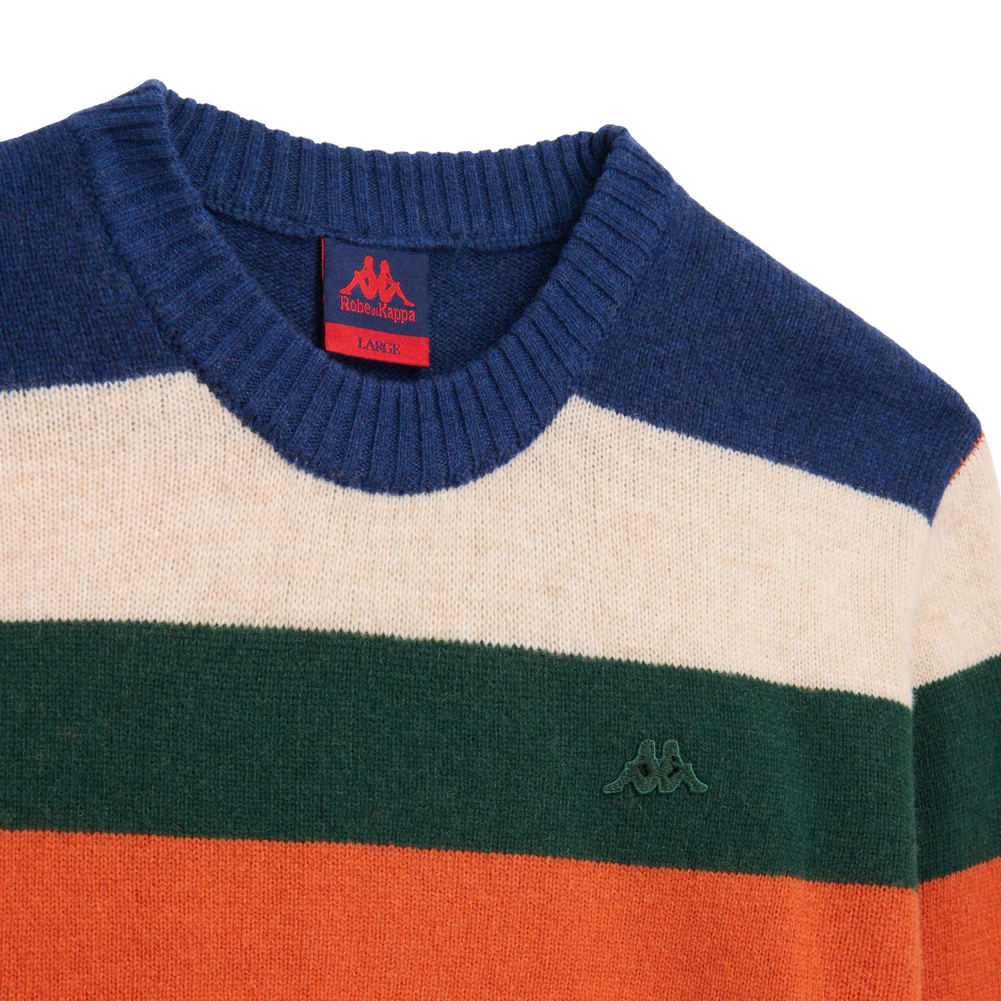 AGASSIE - KNITWEAR - Pull  Over - Man - BLUE IRIS-BEIGE DK-ORANGE DK-GREEN JUNE-BEIGE CLAY - Image 4