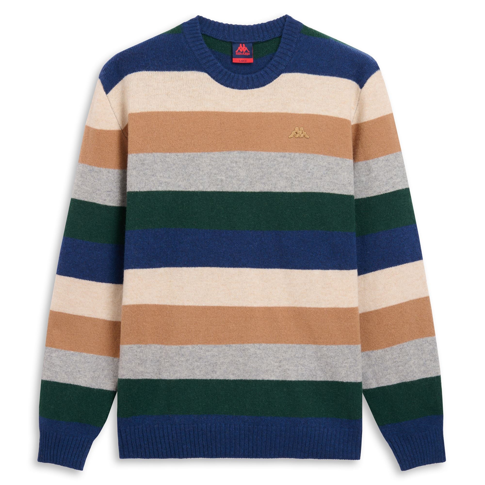 AGASSIE - KNITWEAR - Pull  Over - Man - BLUE IRIS-GREEN JUNE-GREY FROST-BEIGE COFFEE-BEIGE CLAY - Image 2