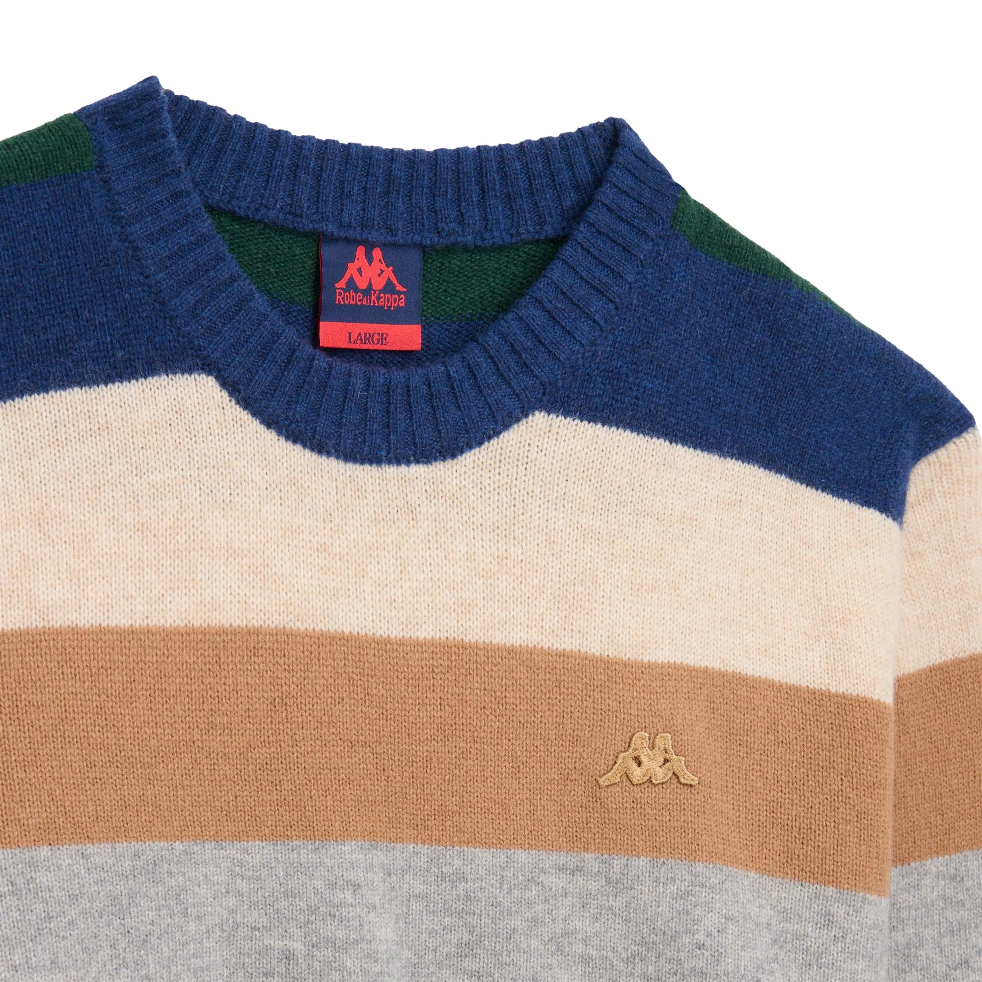 AGASSIE - KNITWEAR - Pull  Over - Man - BLUE IRIS-GREEN JUNE-GREY FROST-BEIGE COFFEE-BEIGE CLAY - Image 4