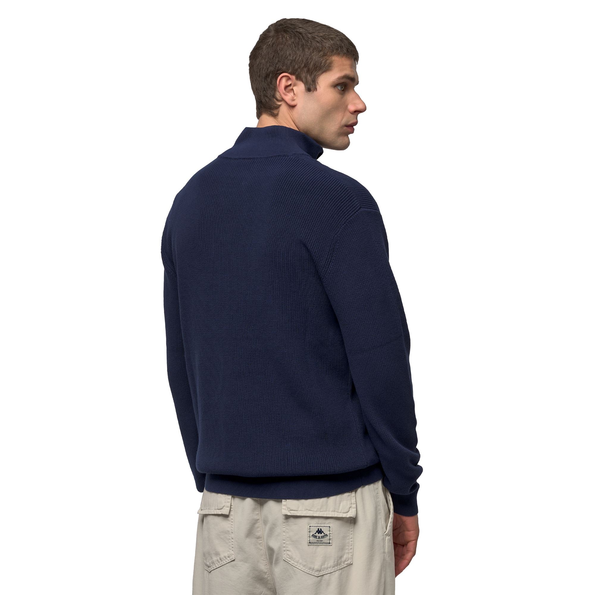 ALIFA - KNITWEAR - Polo - Man - BLUE IRIS