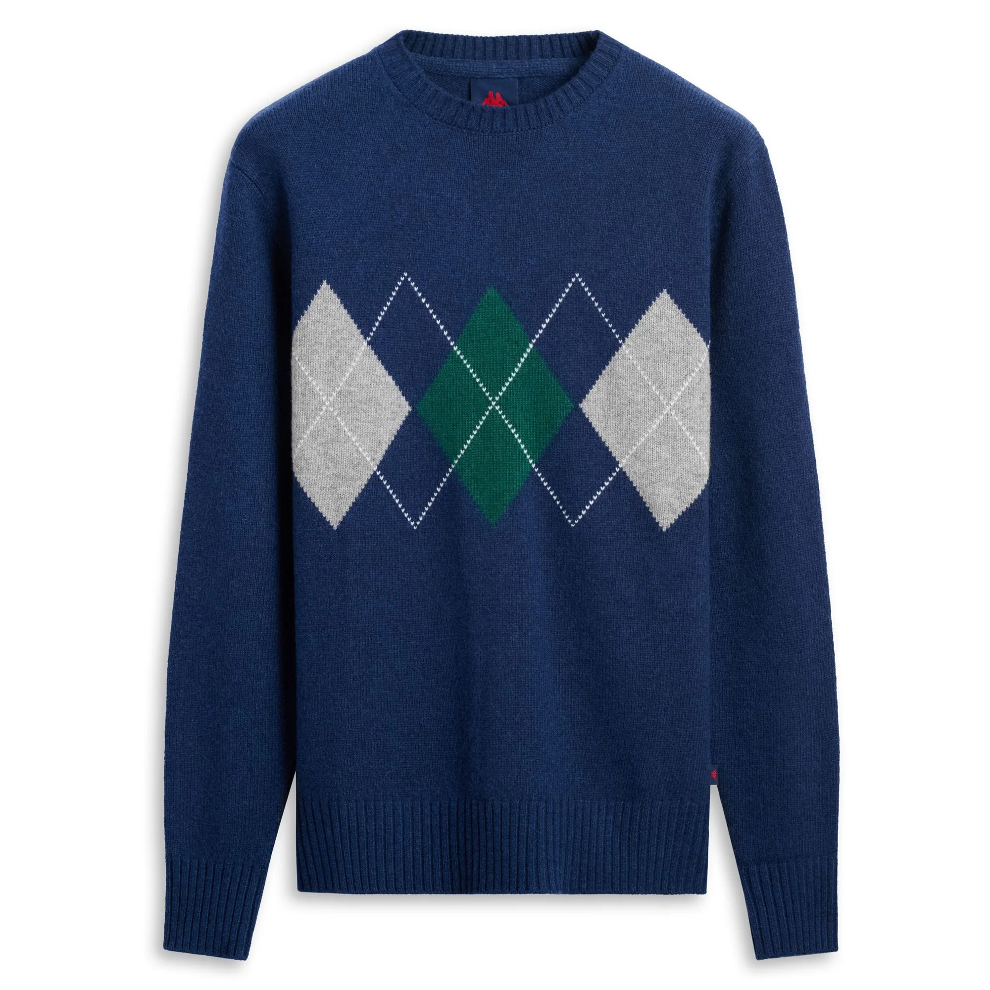 AVALON - KNITWEAR - Pull  Over - Man - BLUE IRIS-GREY FROST-GREEN JUNE-WHITE NATURAL - Image 2