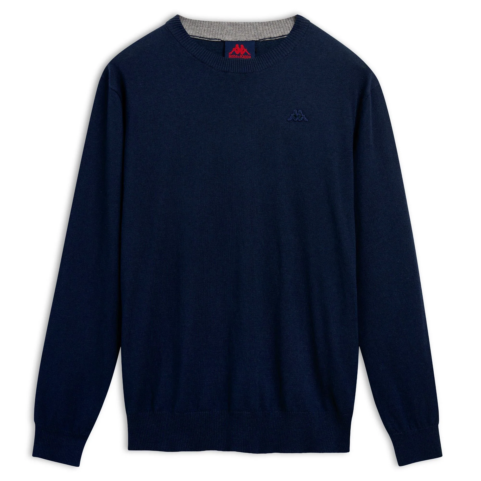 DAMIEN - KNITWEAR - Pull  Over - Man - BLUE IRIS