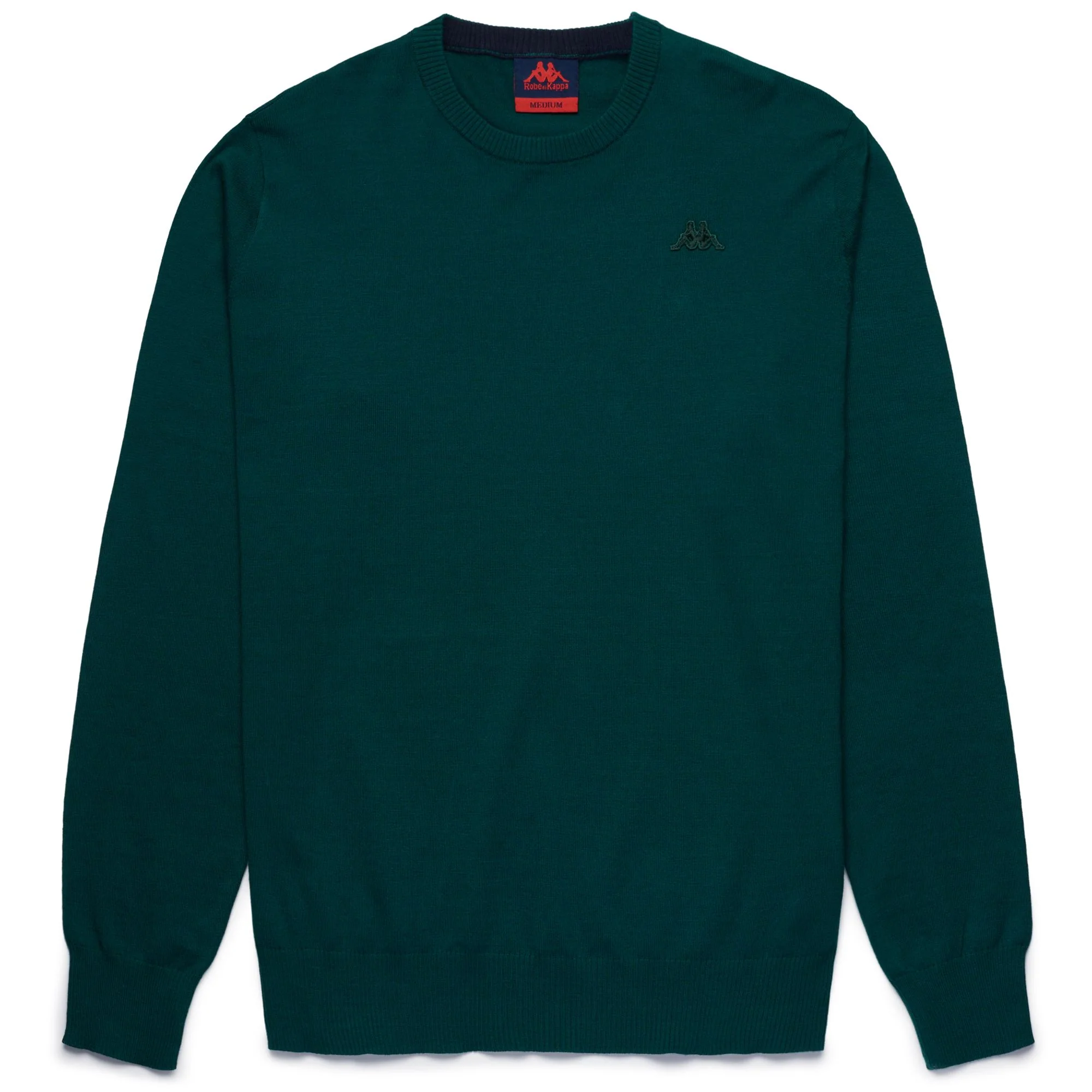 DAMIEN - KNITWEAR - Pull  Over - Man - GREEN DK RAIN
