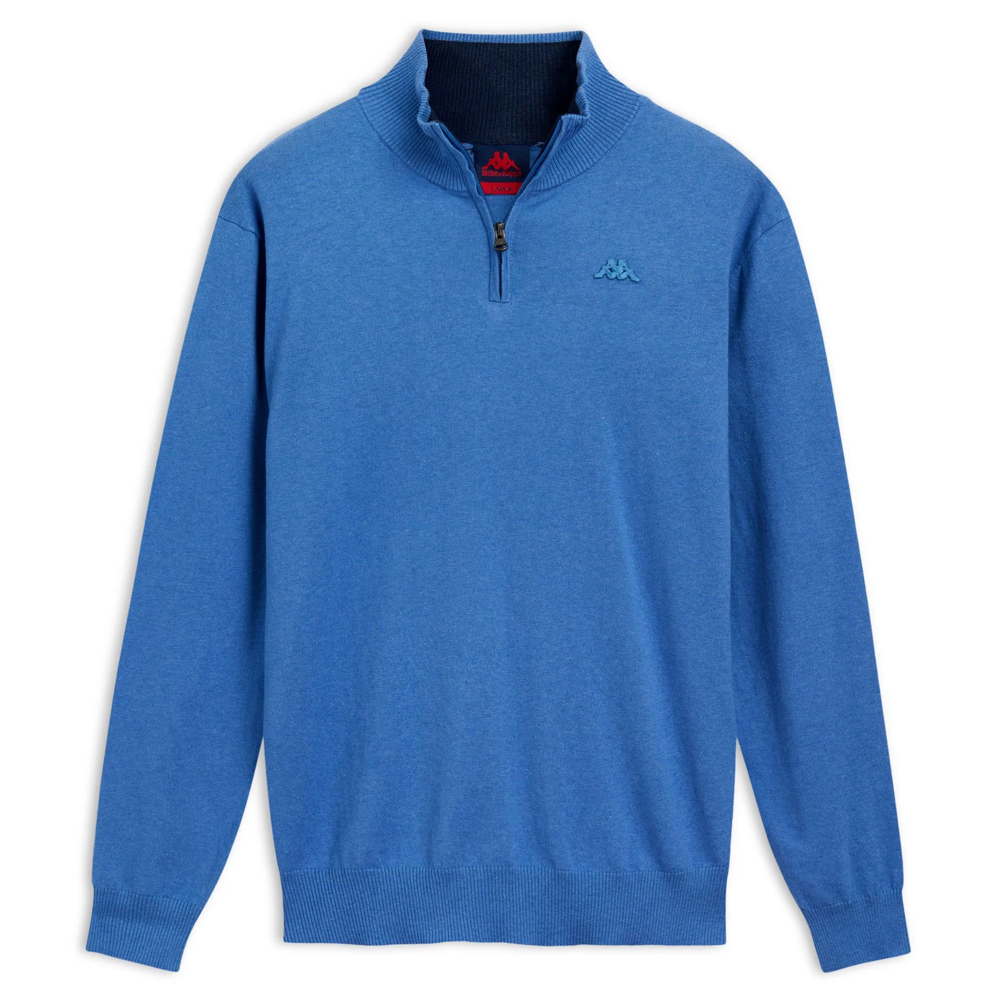 DERMOT - KNITWEAR - Polo - Man - BLUE ROYAL LT