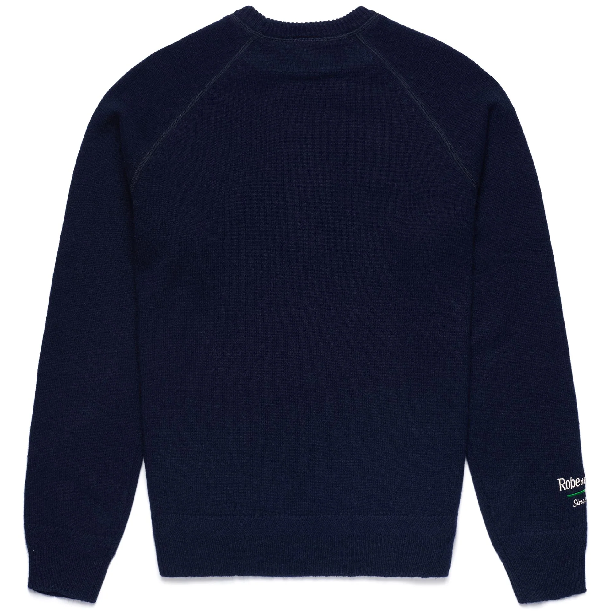 EROI KNIT ORTISEI - KNITWEAR - Jumper - Man - BLUE IRIS-GREEN VERDANT-WHITE NATURAL