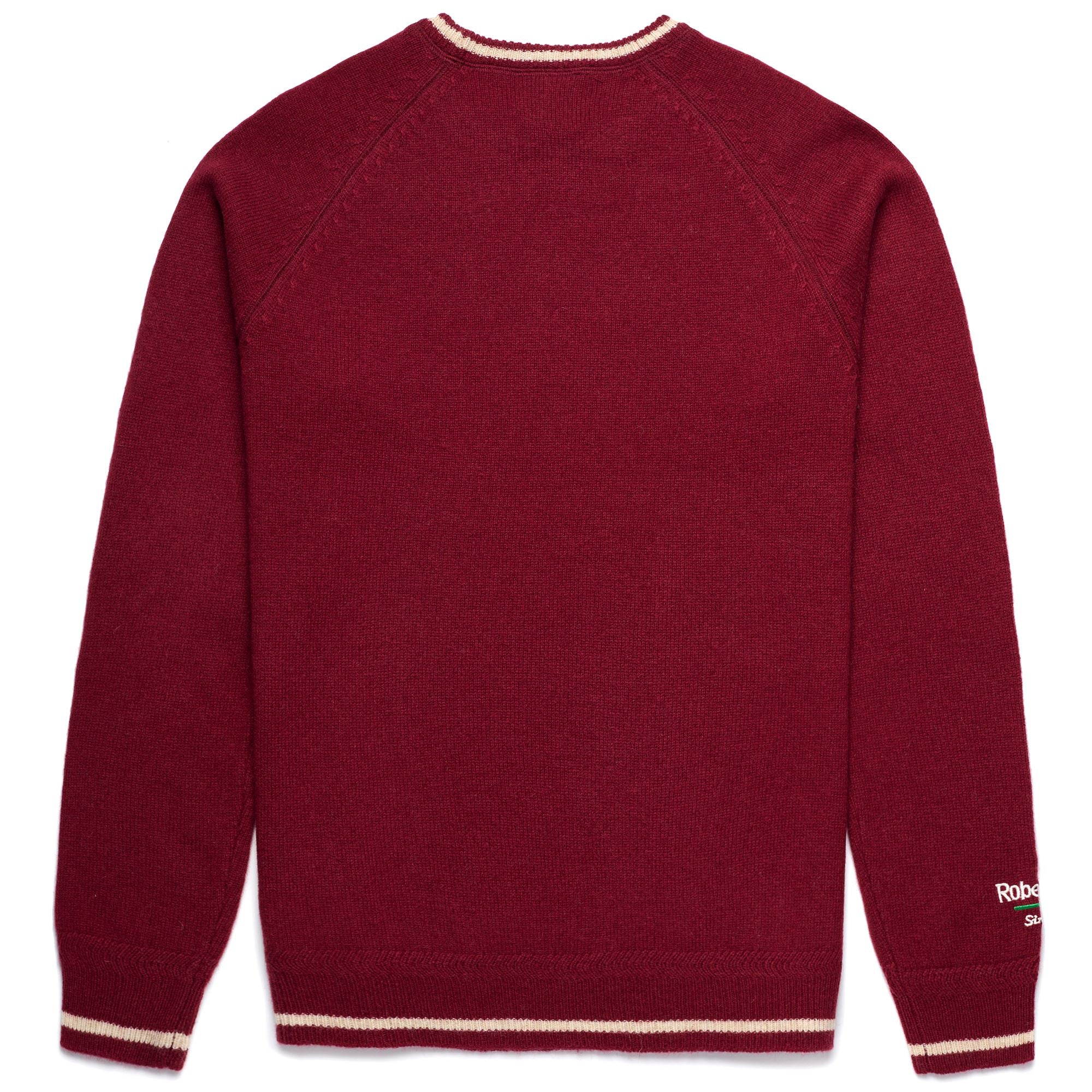 EROI KNIT ROMA - KNITWEAR - Jumper - Man - RED POMEGRANATE-BEIGE CLAY - Image 2