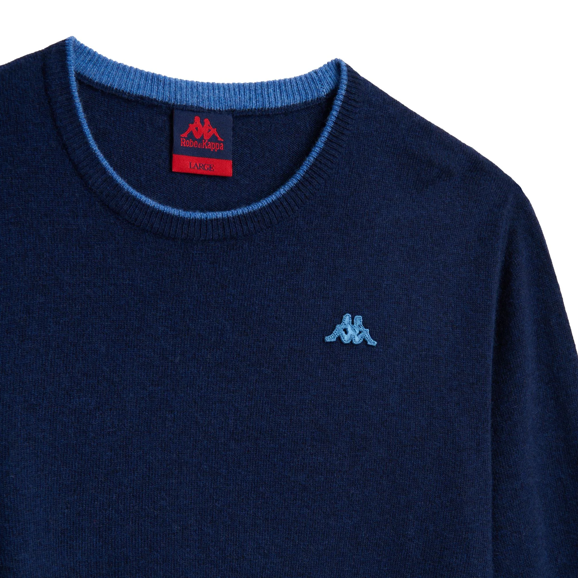 GRAVER - KNITWEAR - Pull Over - Man - BLUE IRIS-BLUE ROYAL LT - Image 4