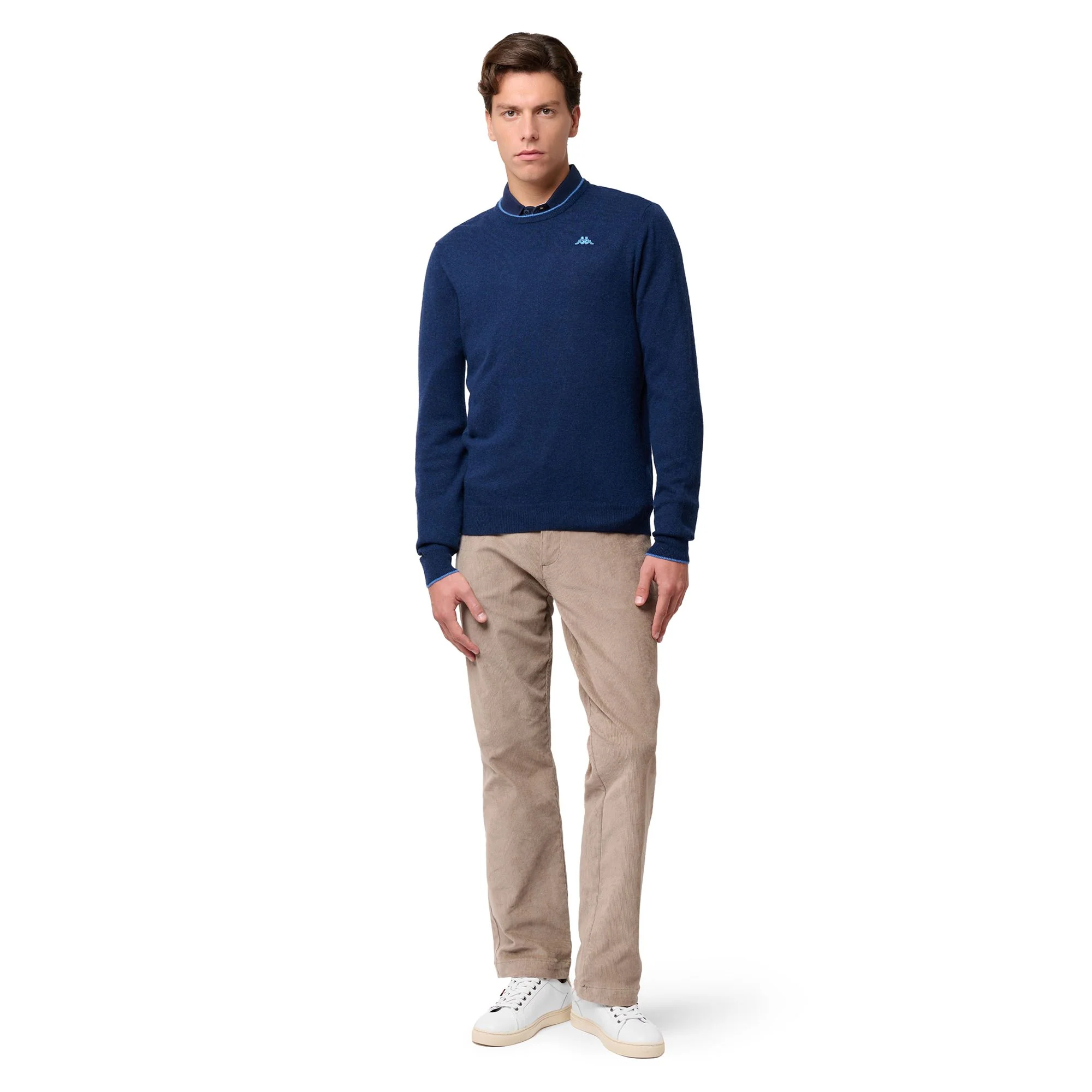 GRAVER - KNITWEAR - Pull Over - Man - BLUE IRIS-BLUE ROYAL LT - Image 6