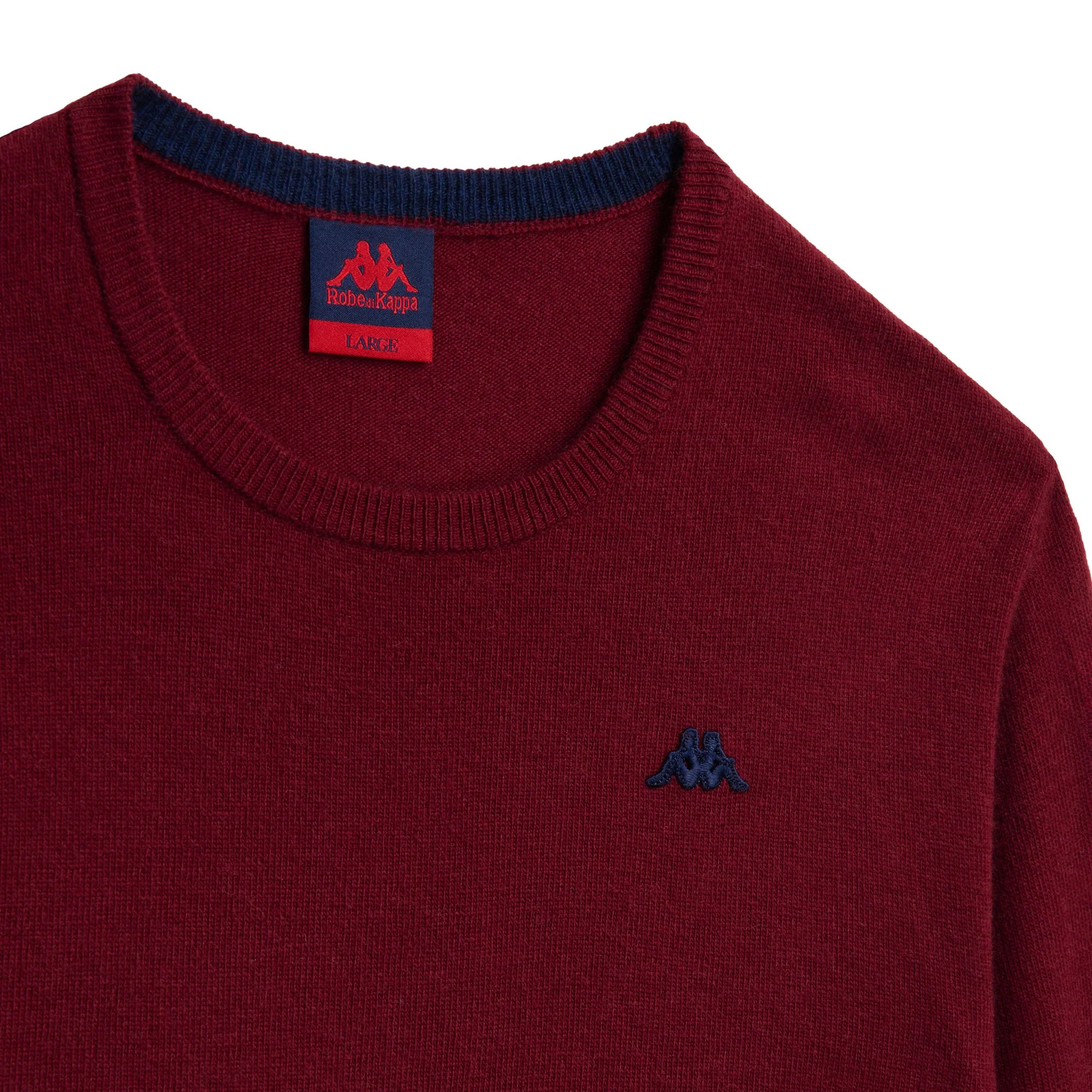 GRAVER - KNITWEAR - Pull  Over - Man - RED POMEGRANATE-BLUE IRIS - Image 4